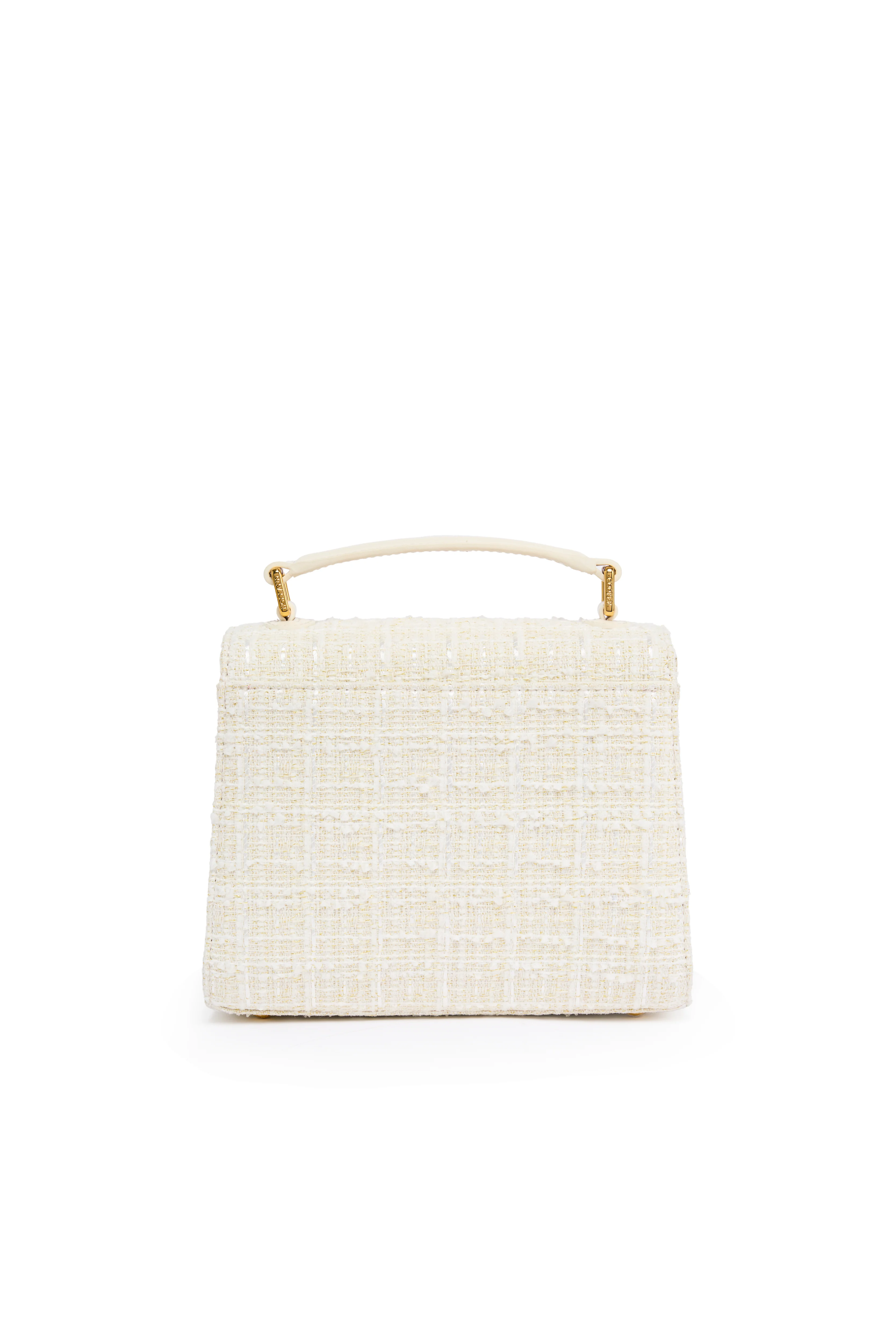 Mini Cheltenham Bag (Cream Boucle) - Image 6