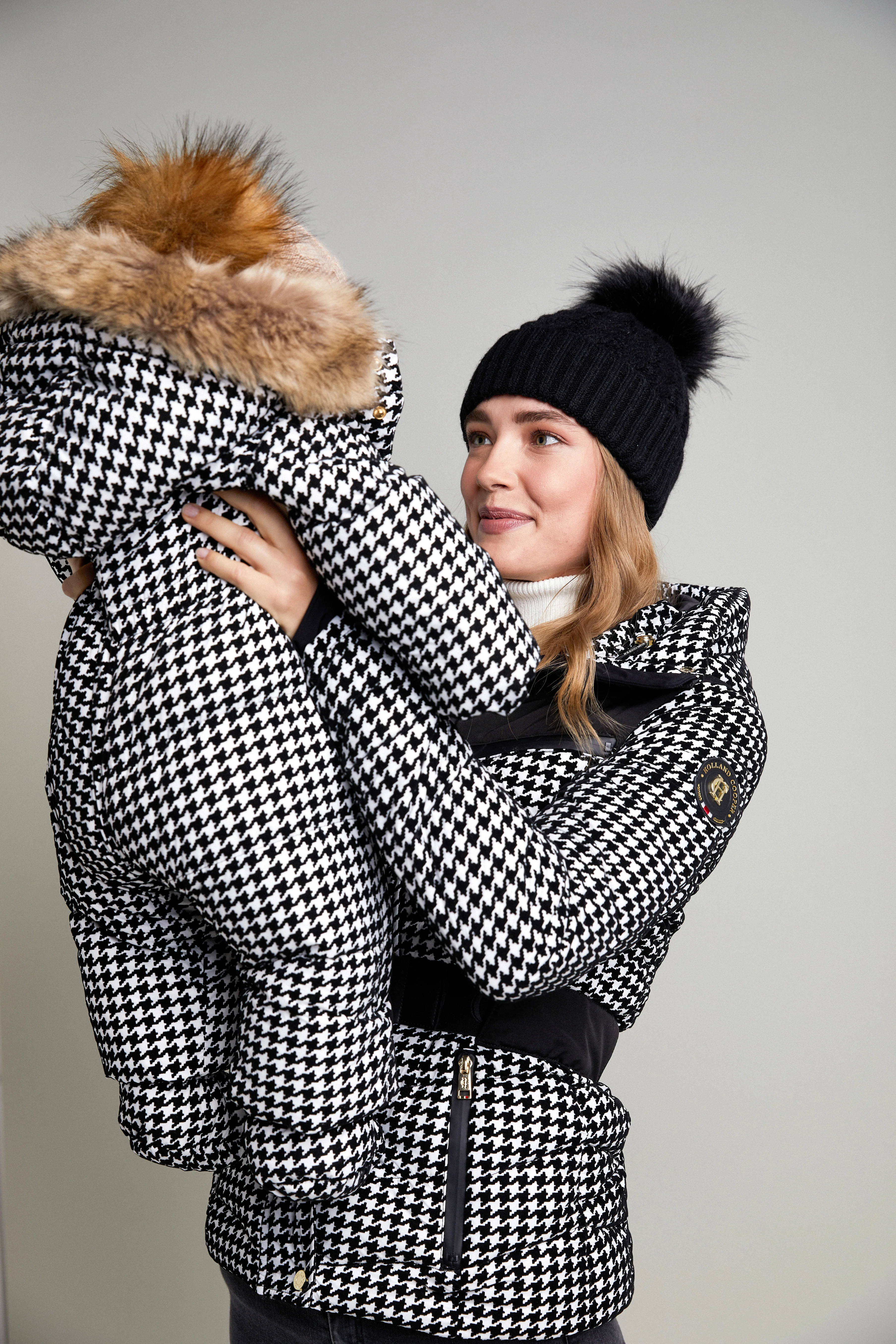 Mini Me - Houndstooth Snowsuit - Image 10