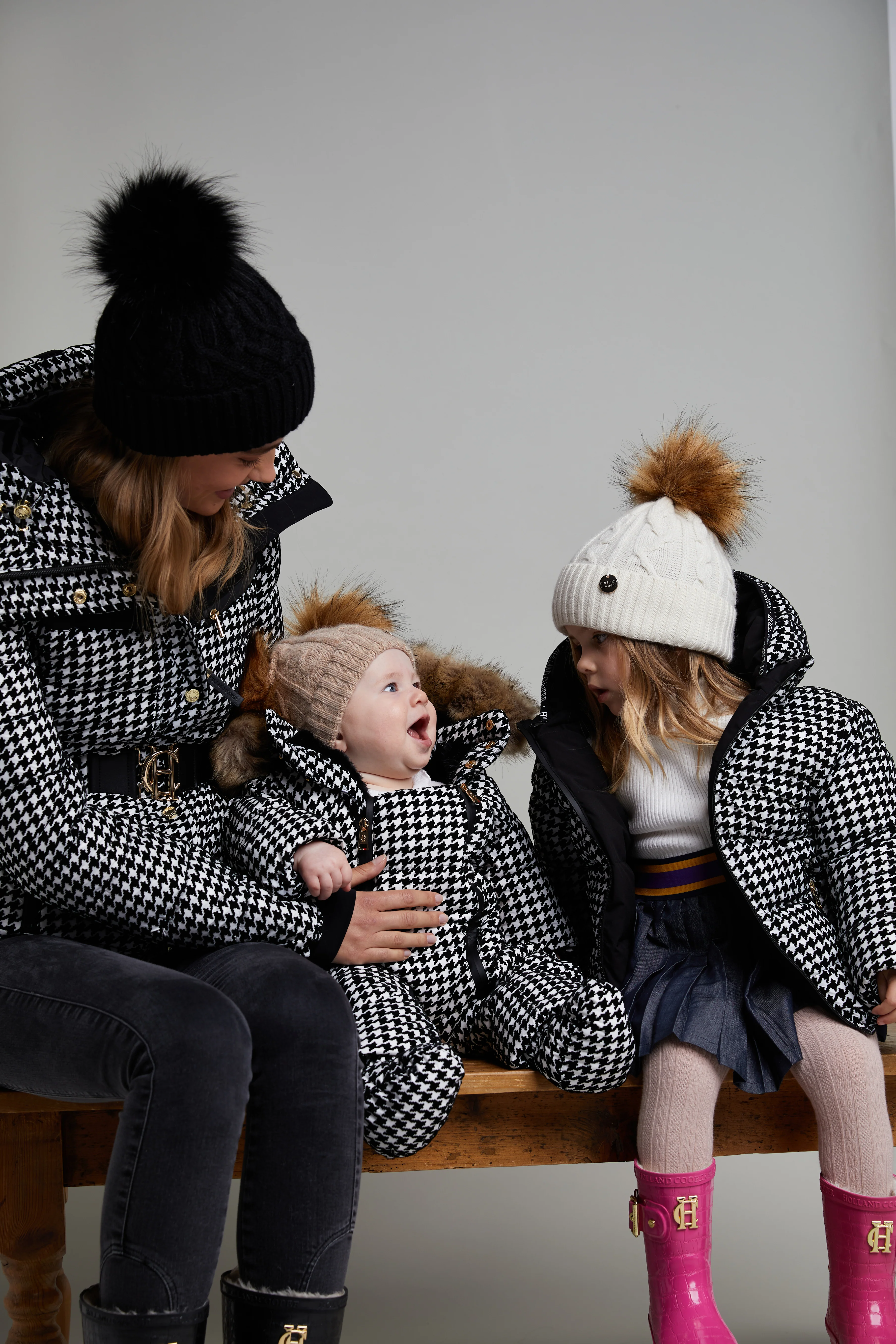 Mini Me - Houndstooth Snowsuit - Image 6