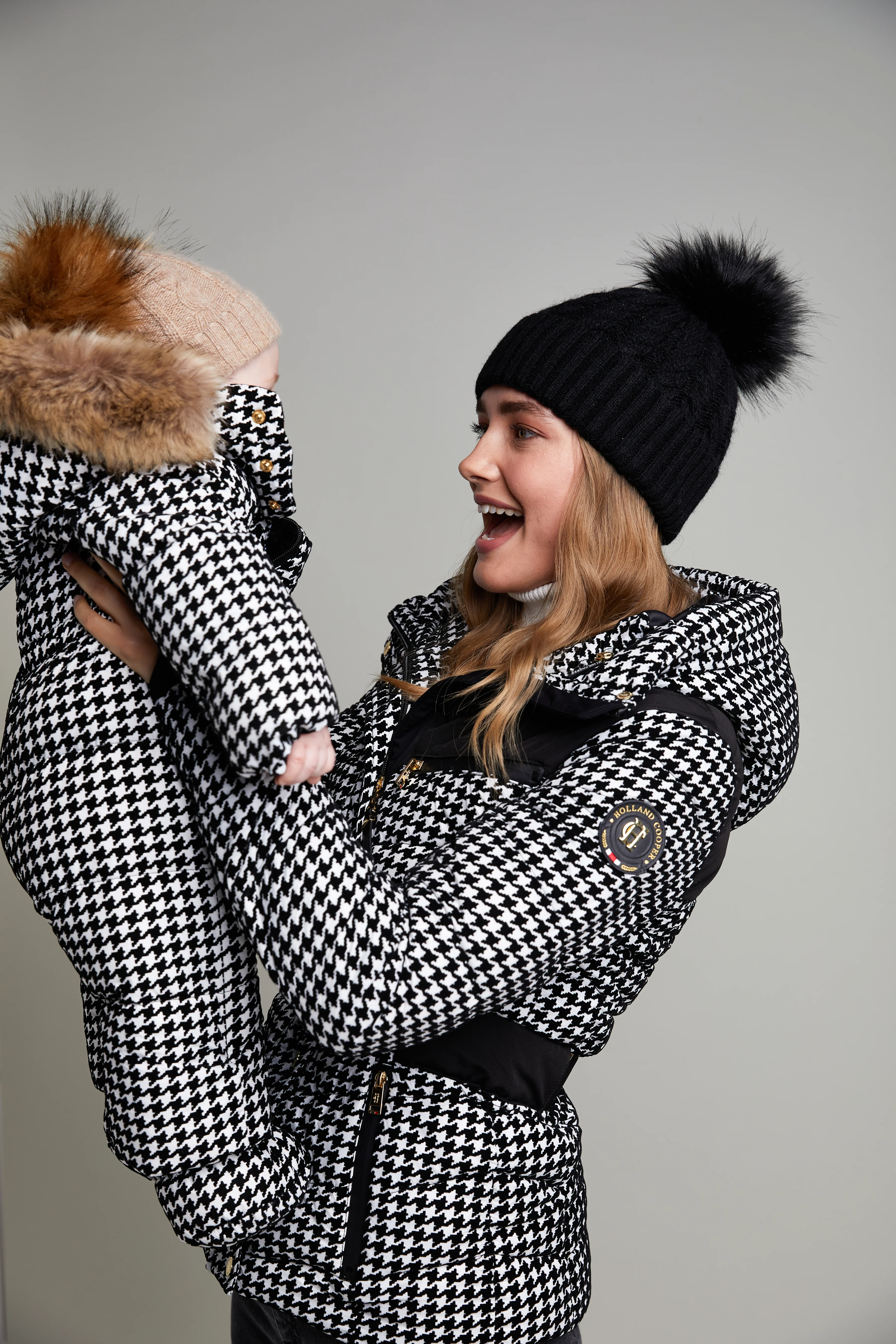 Mini Me - Houndstooth Snowsuit - Image 7