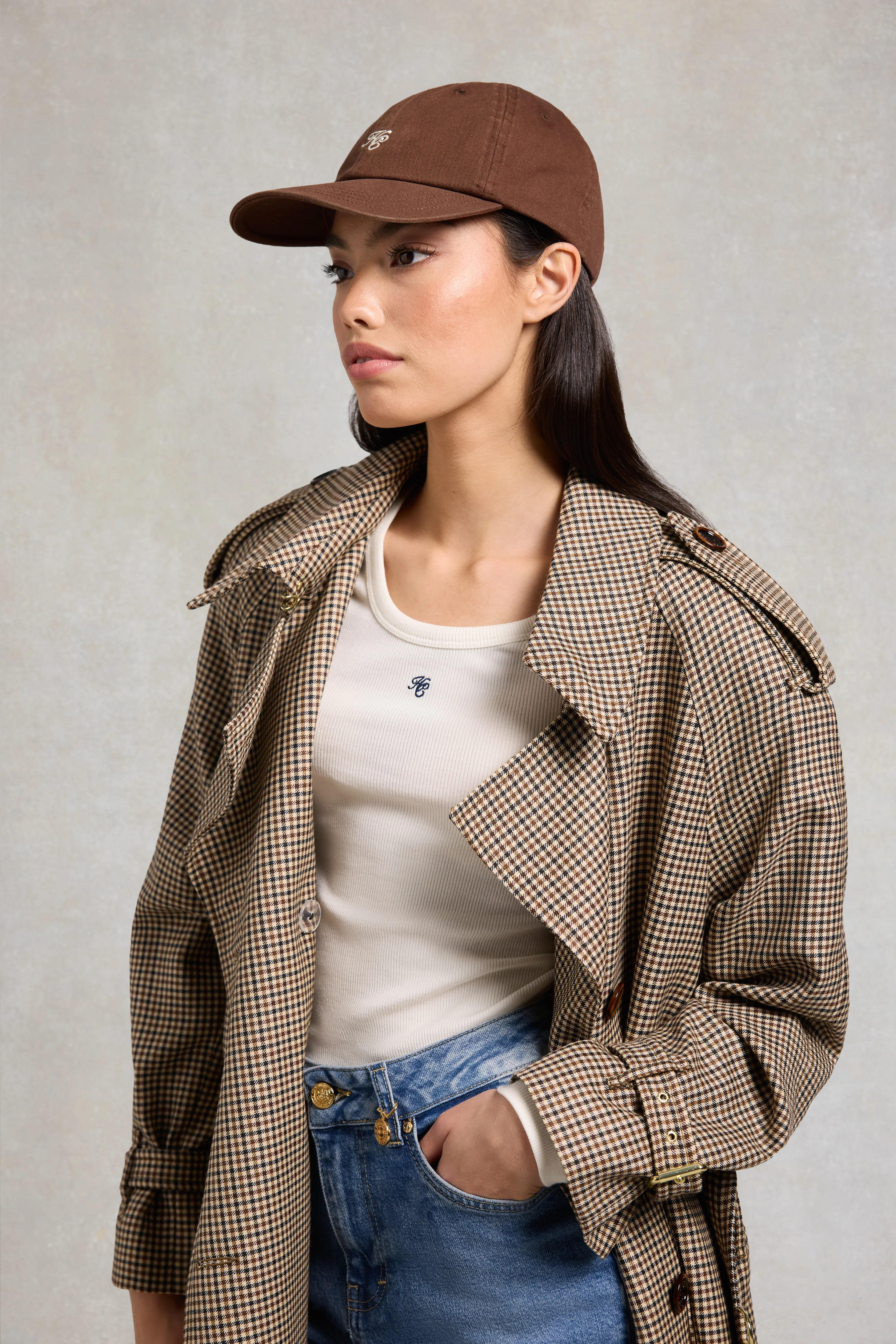 Monogram Cap (Chestnut Ecru) - Image 2