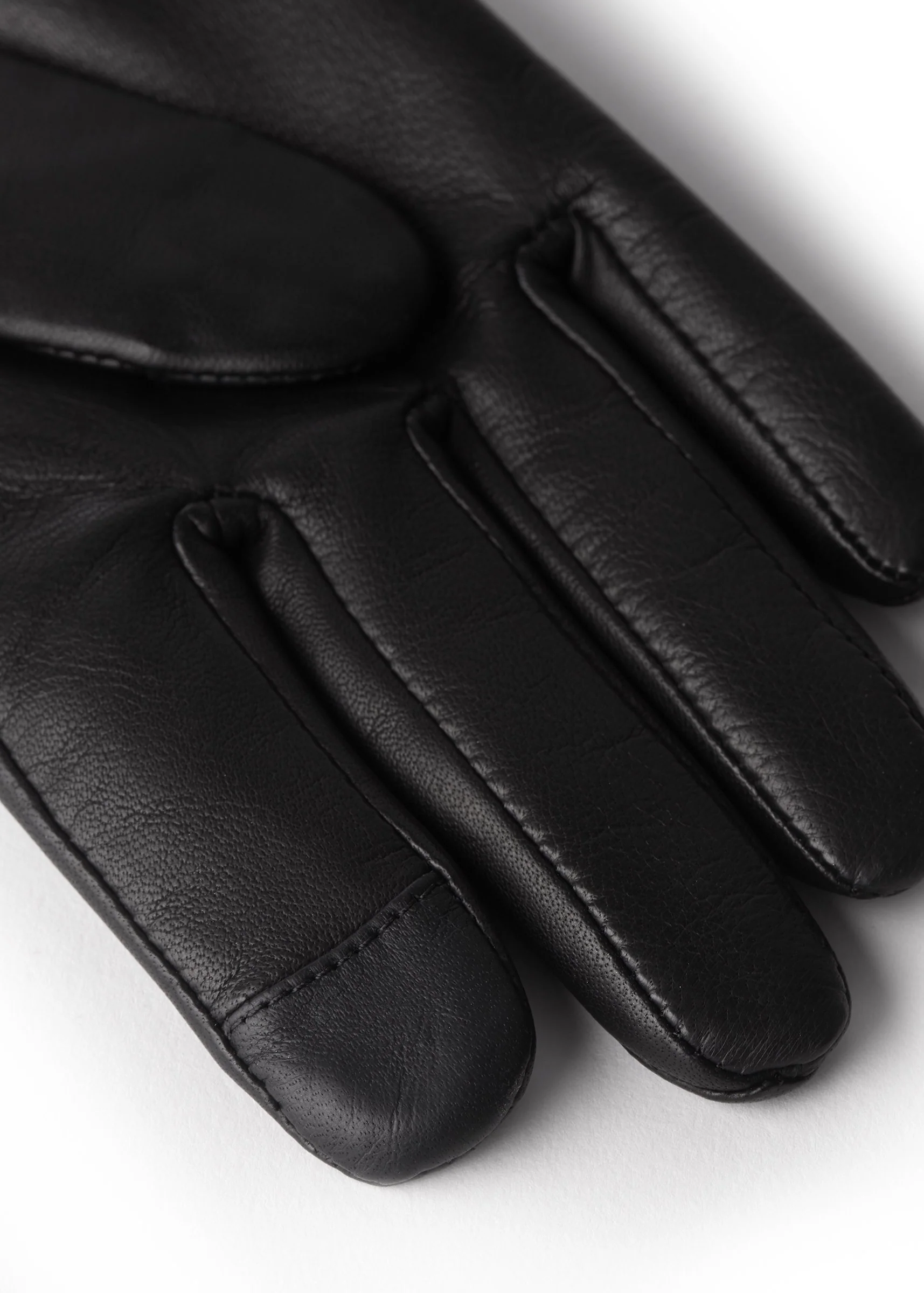 Monogram Leather Gloves (Black) - Image 4