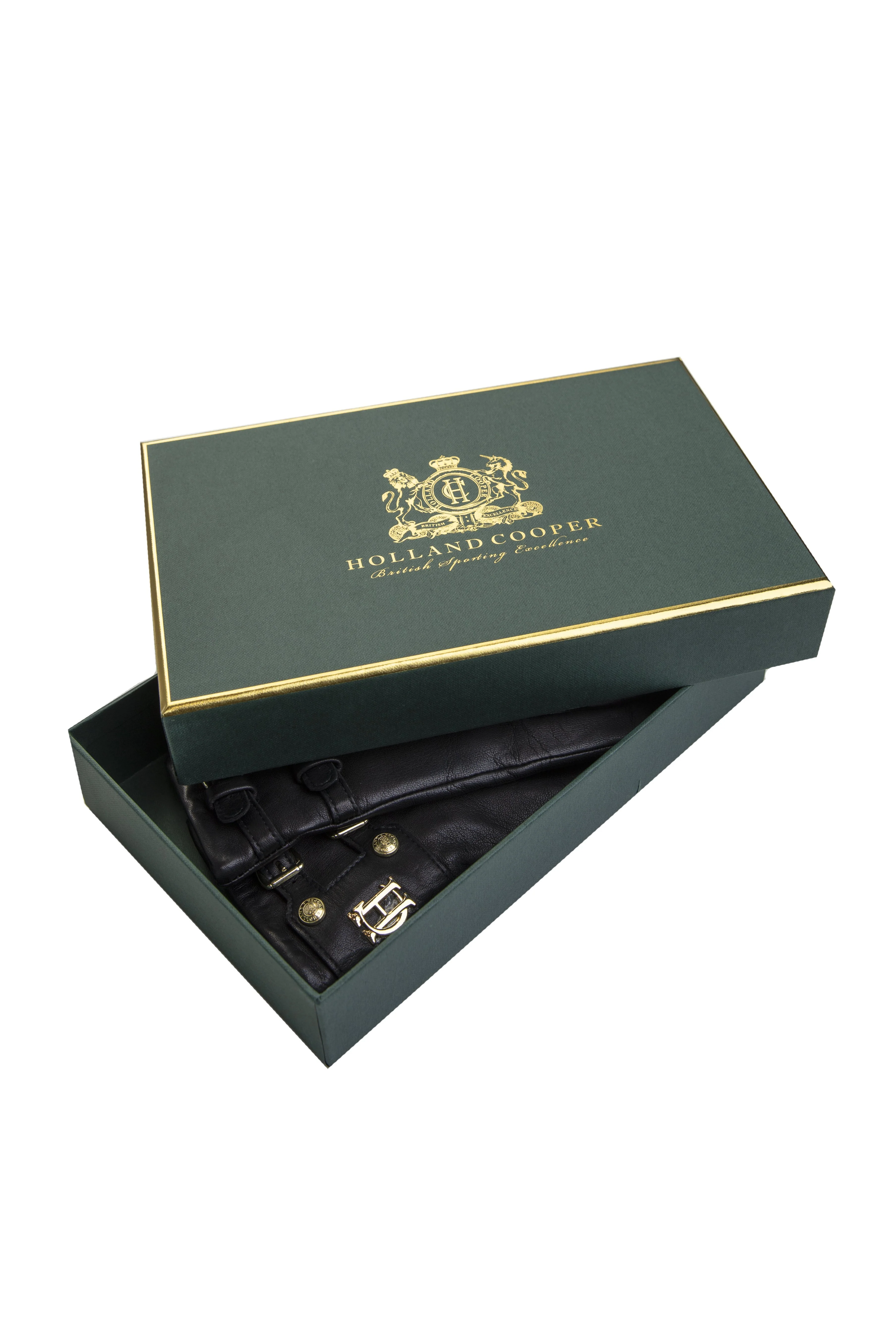 Monogram Leather Gloves (Black) - Image 5