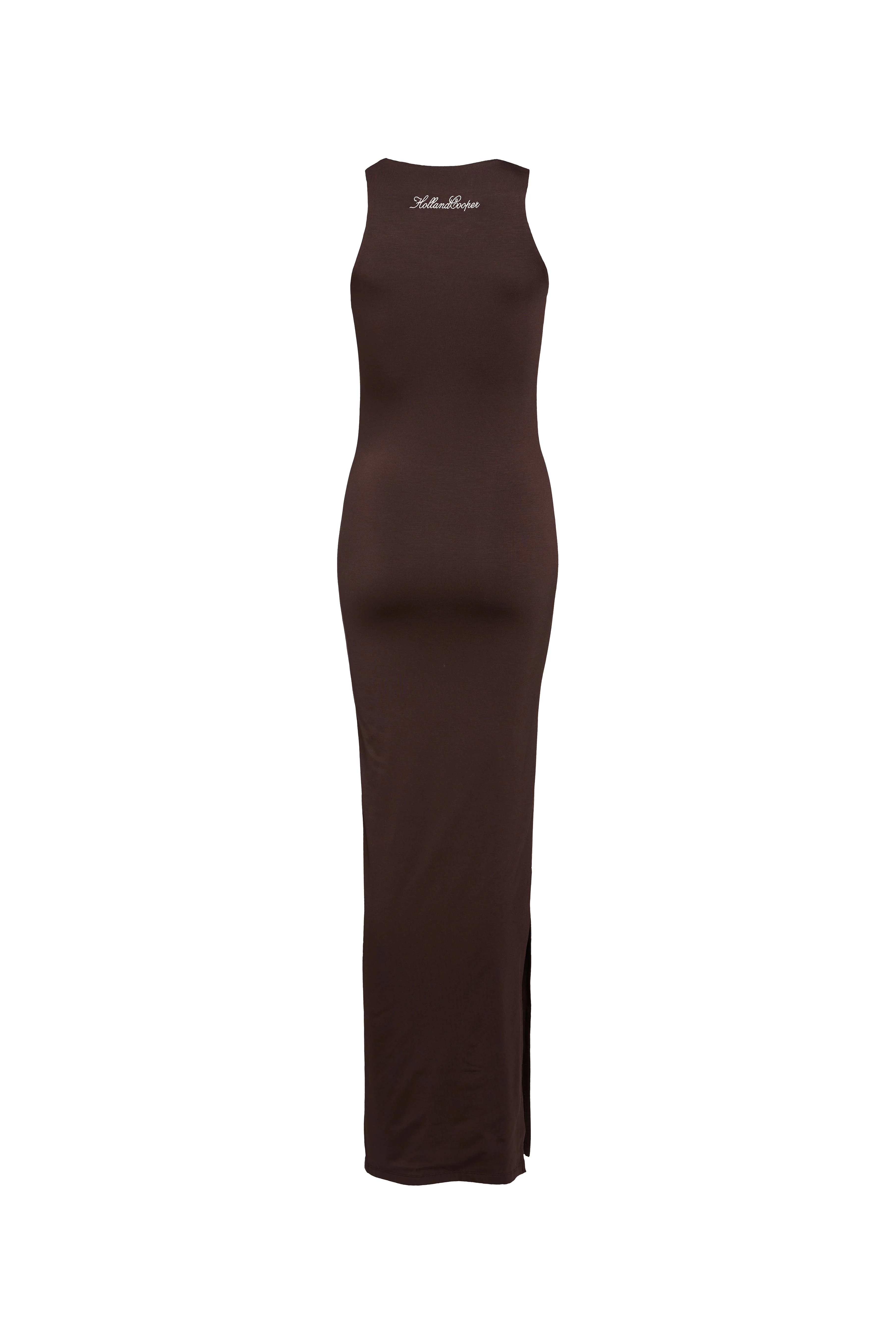 Monogram Maxi Dress (Chocolate) - Image 4