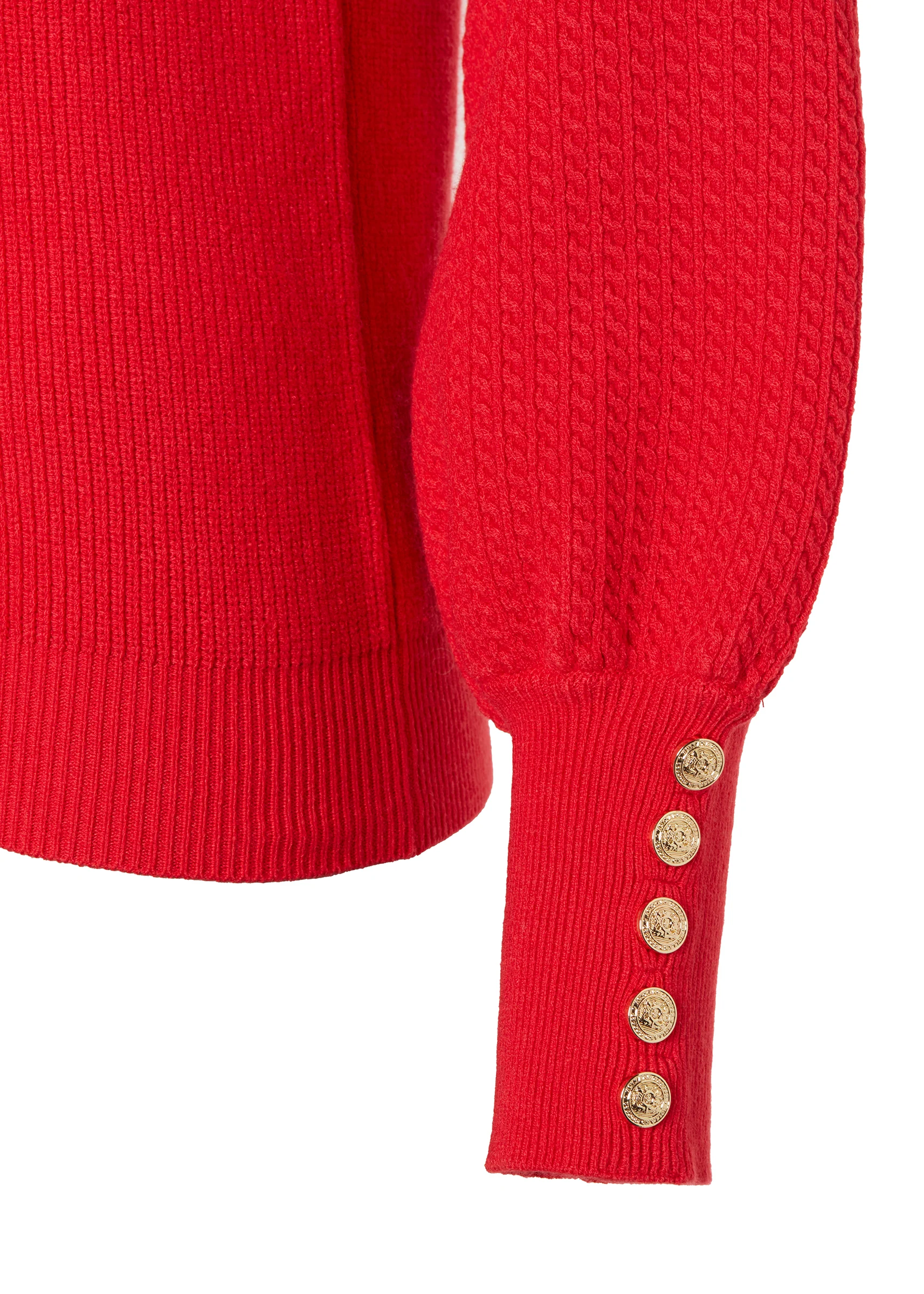 Naomi Crew Neck Knit (Hot Coral) - Image 8