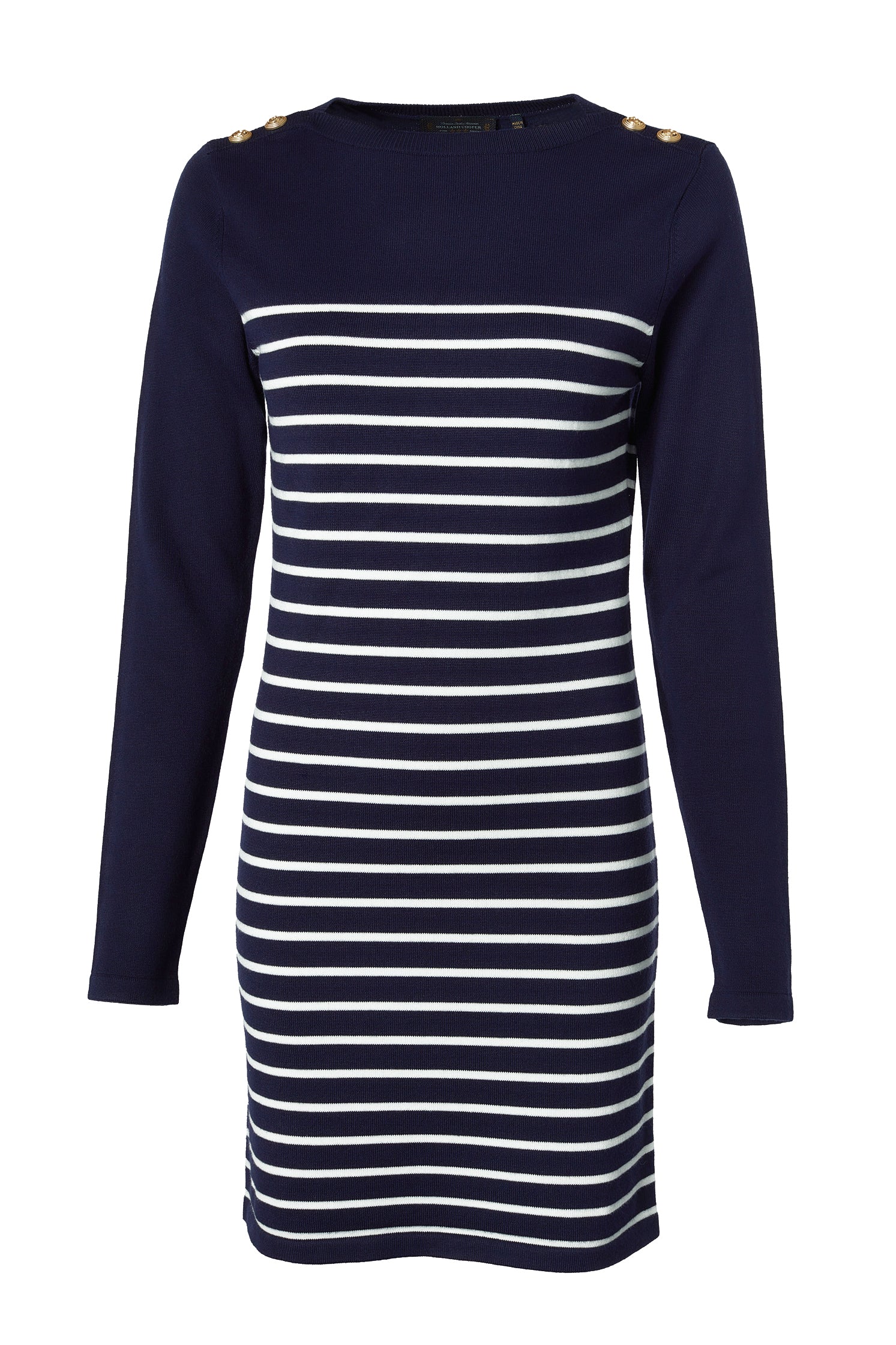 Natalia Mini Dress (Ink Navy Stripe) - Image 4