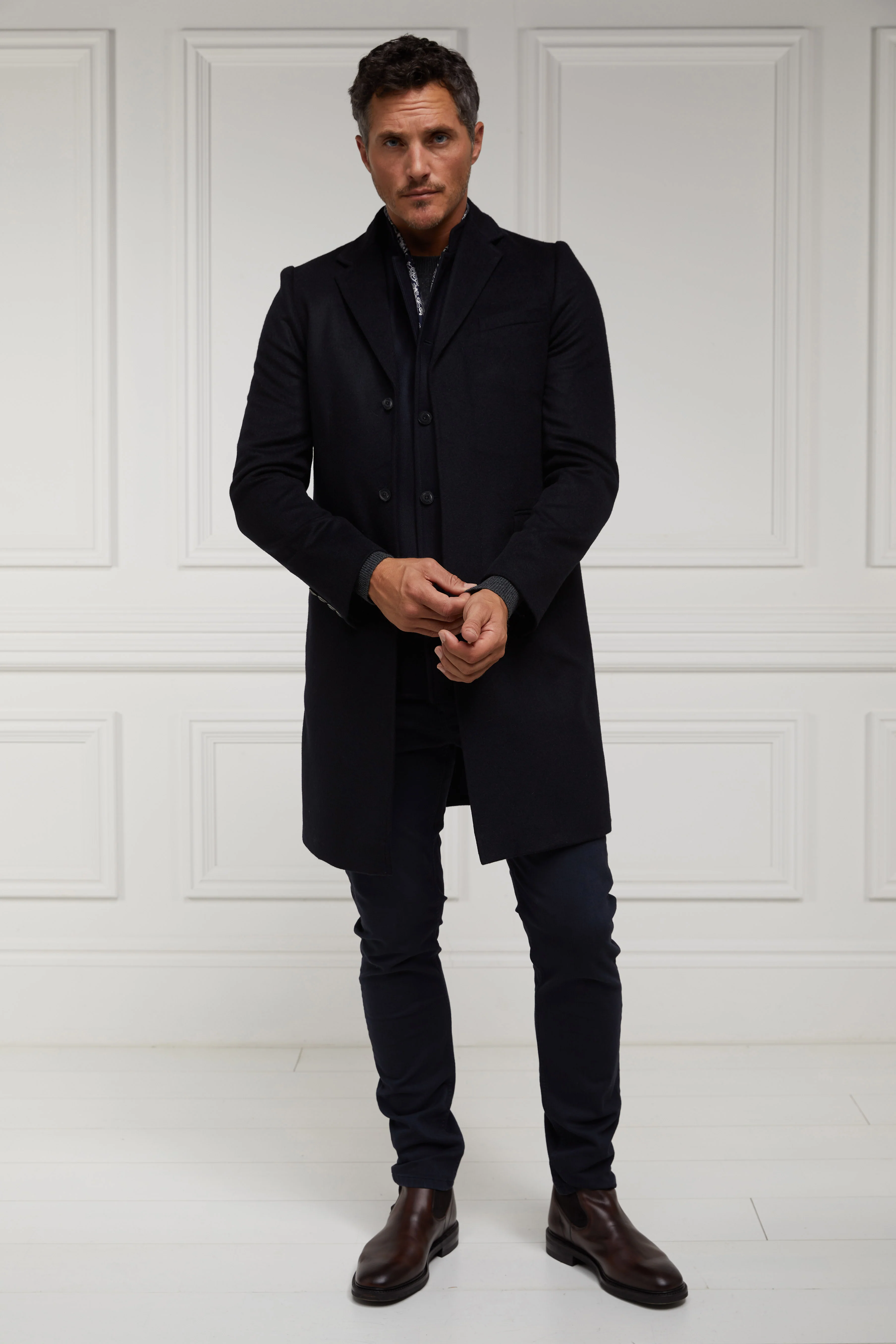 Nehru Gilet (Navy Loxley) - Image 3