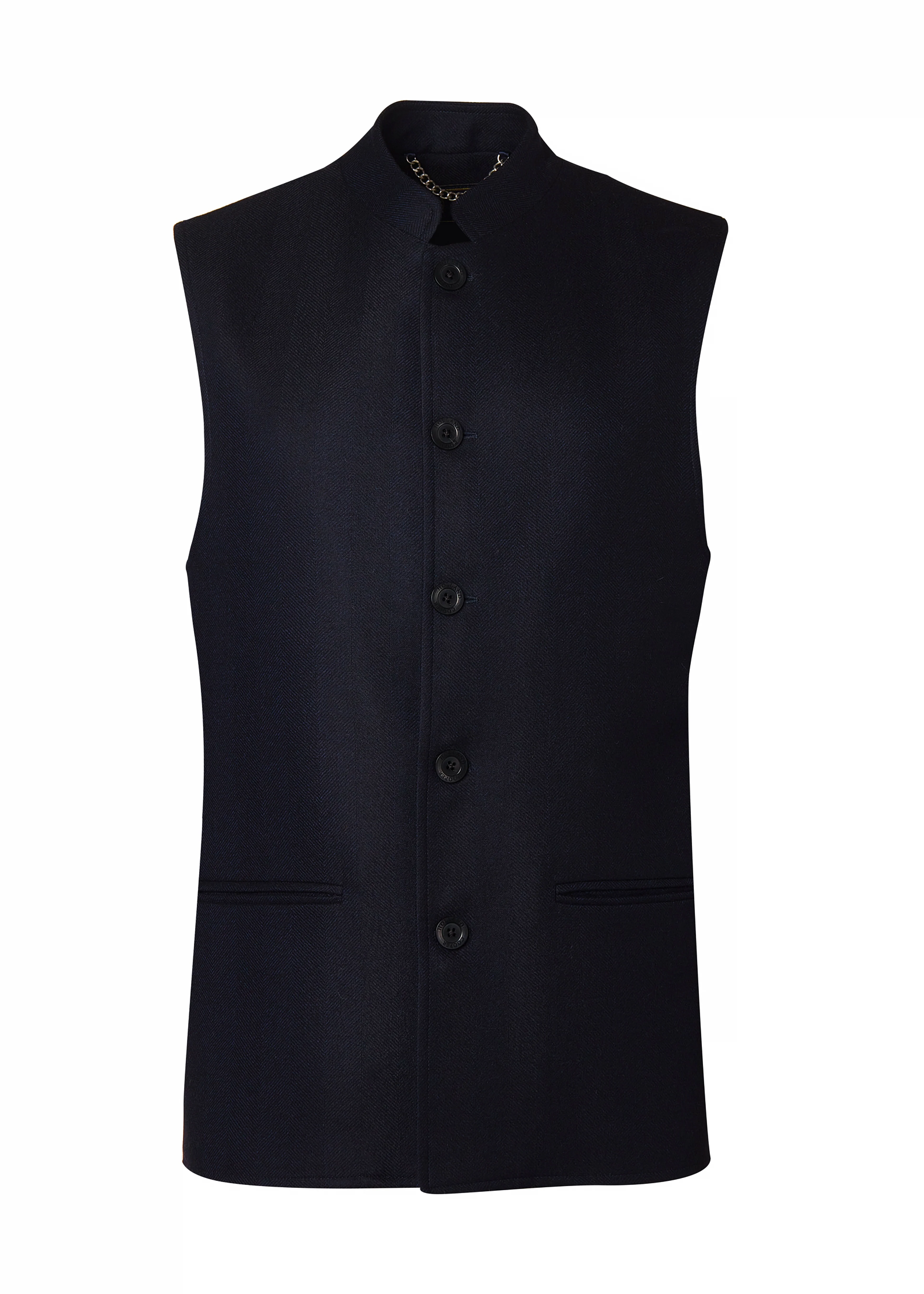 Nehru Gilet (Navy Loxley) - Image 5