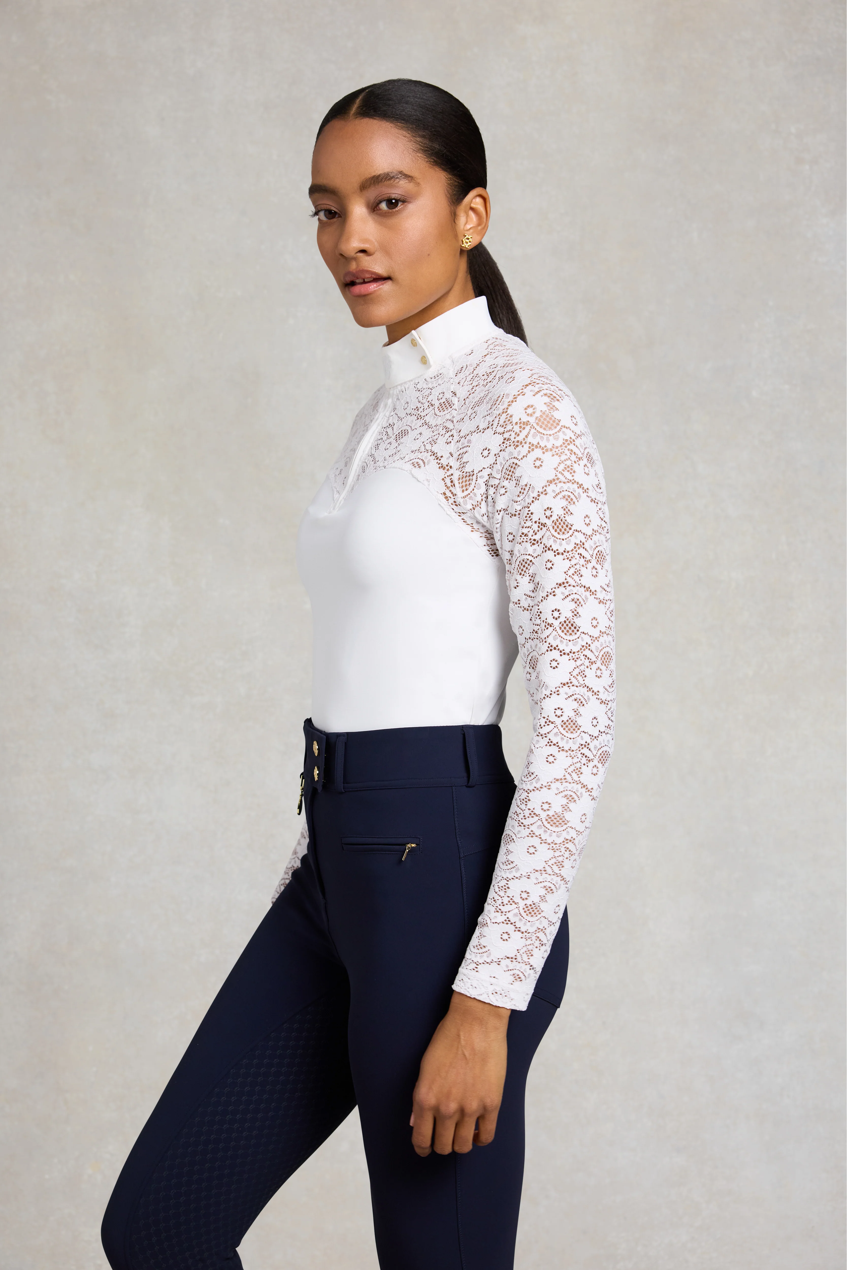 Newbury Long Sleeve Base Layer (White) - Image 3