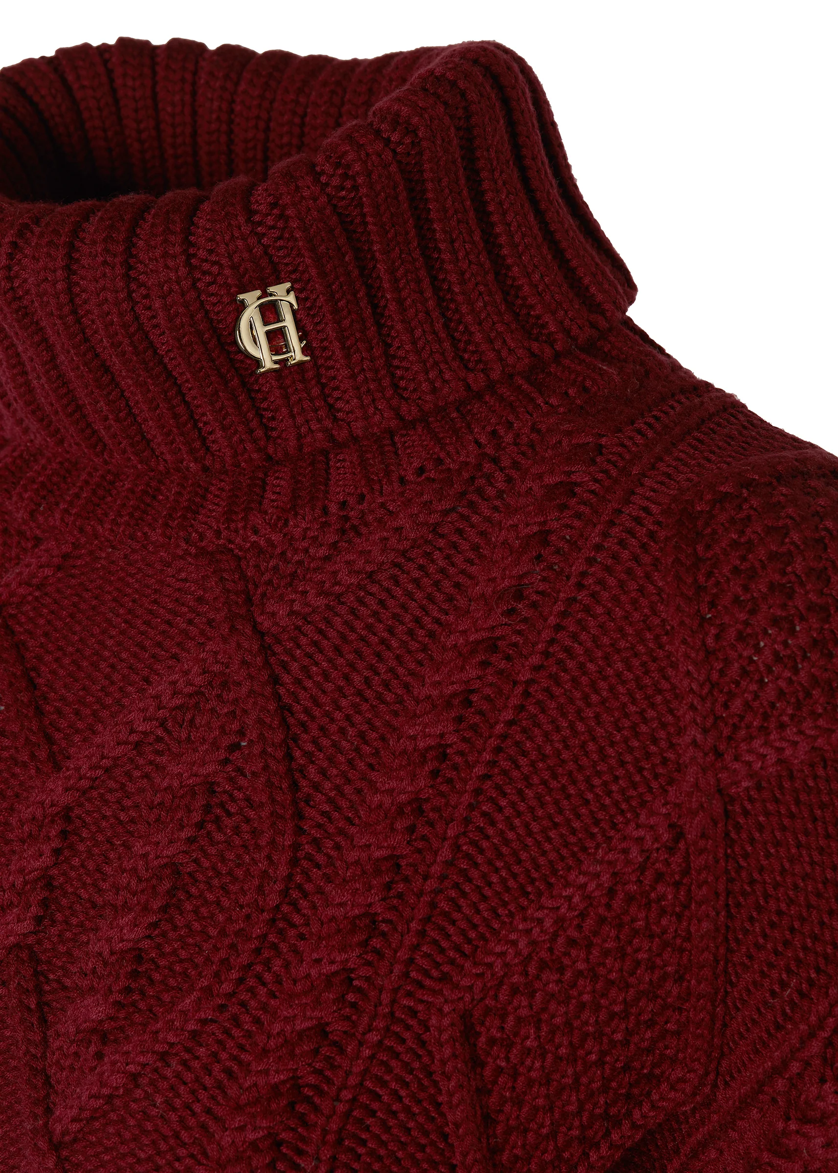 Noveli Cable Knit (Wine) - Image 7