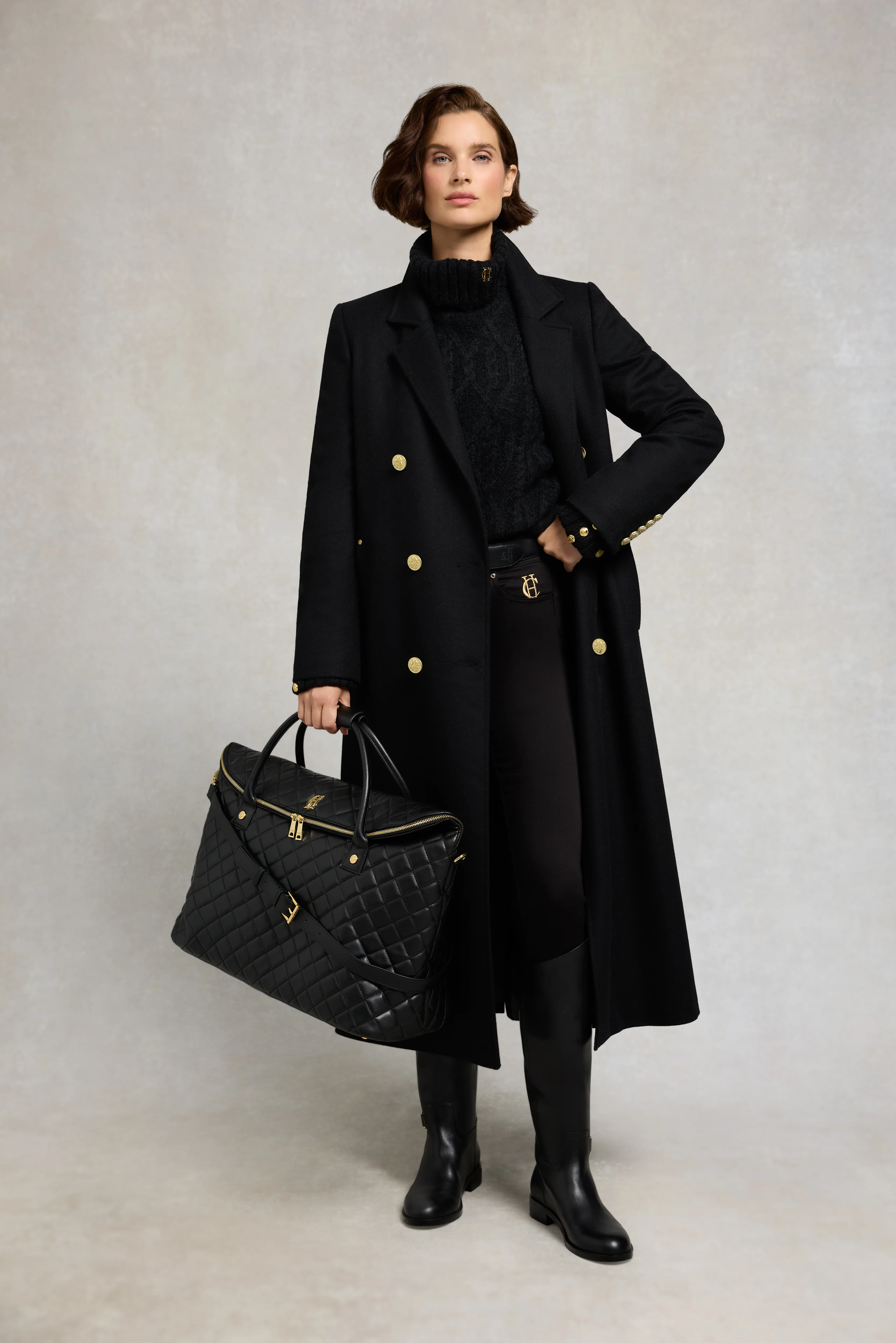 Noveli Roll Neck Knit (Black) - Image 3