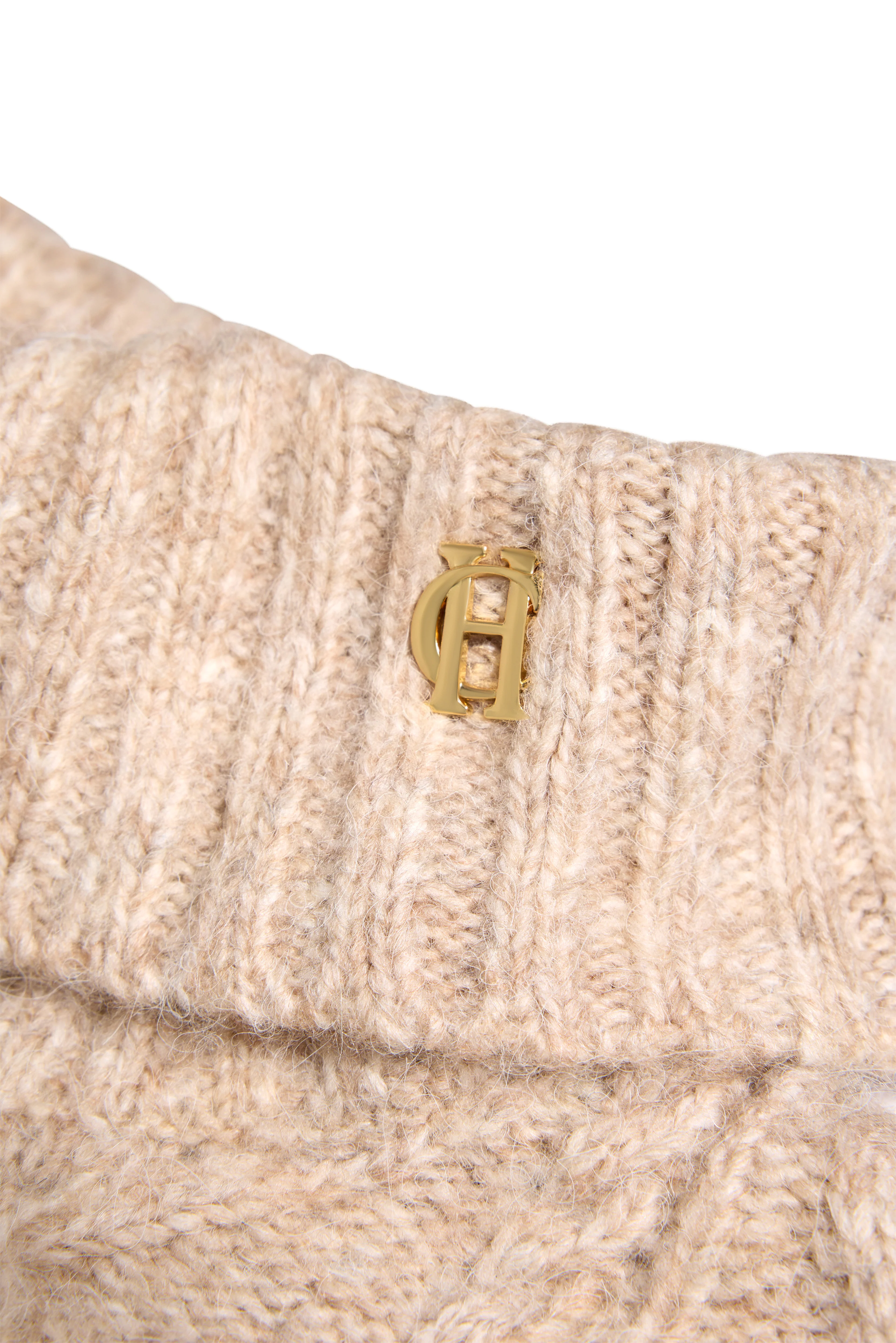 Noveli Roll Neck Knit (Taupe) - Image 8