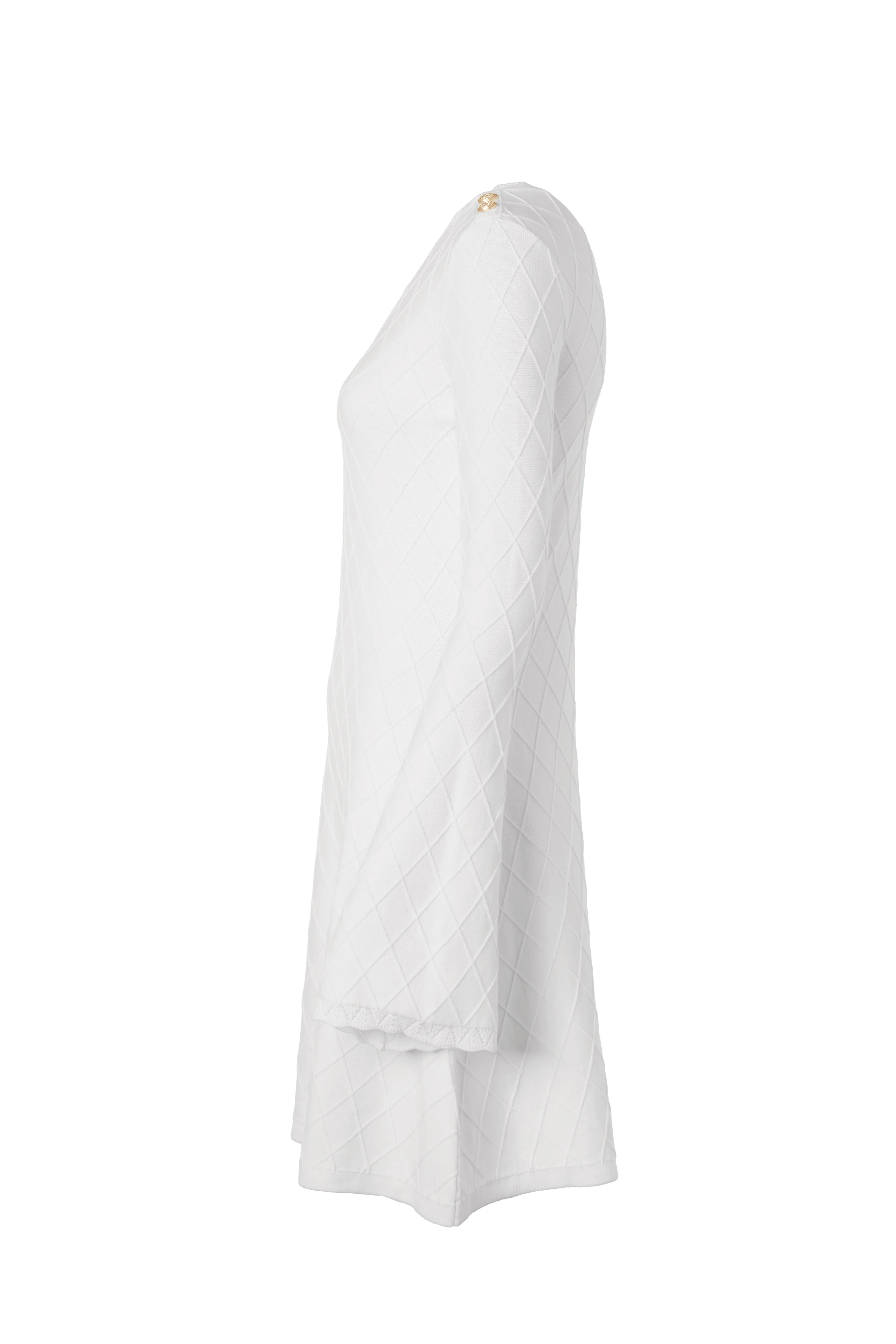 Olive Mini Dress (White) - Image 8