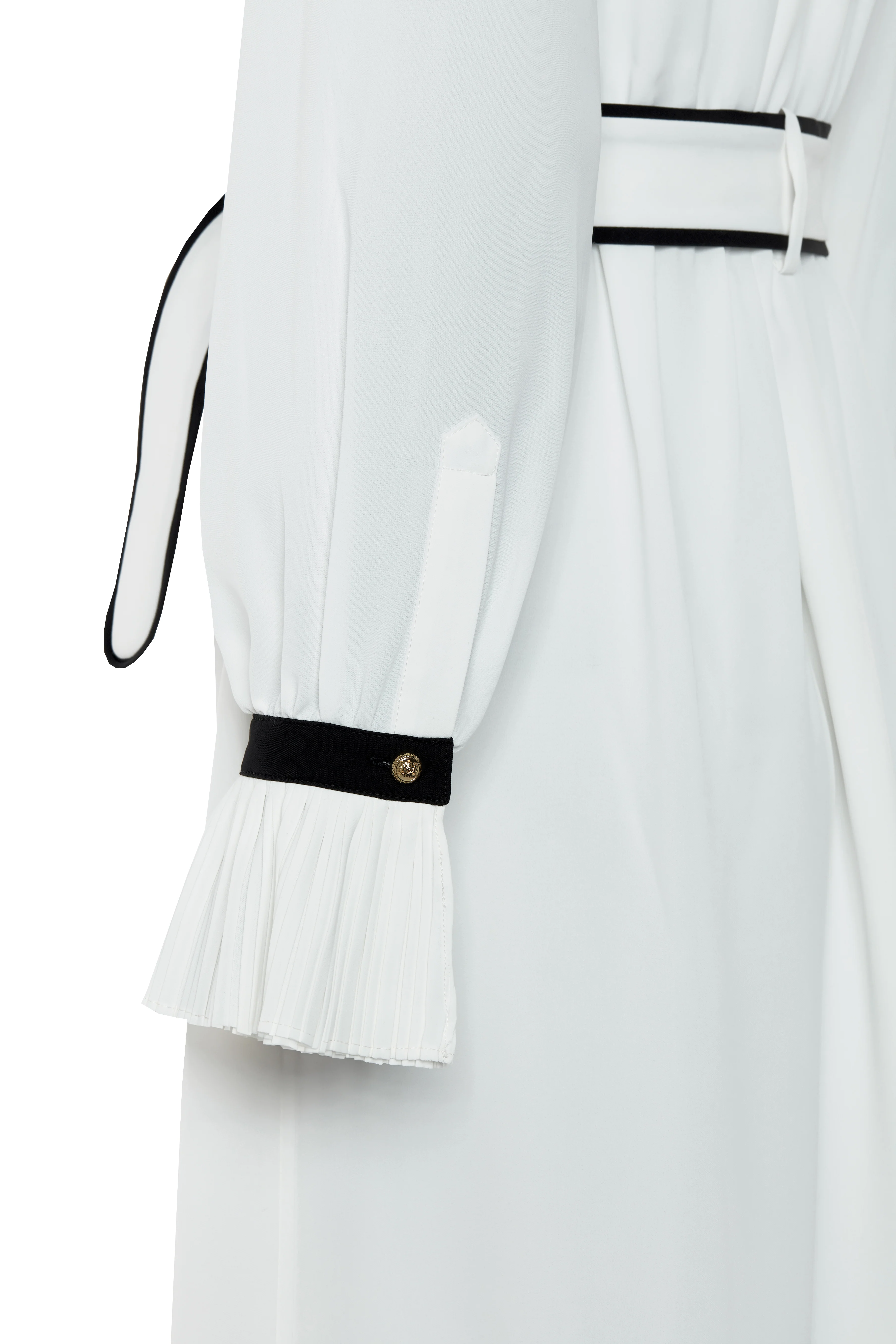 Olivia Tie Dress (White) - Image 12