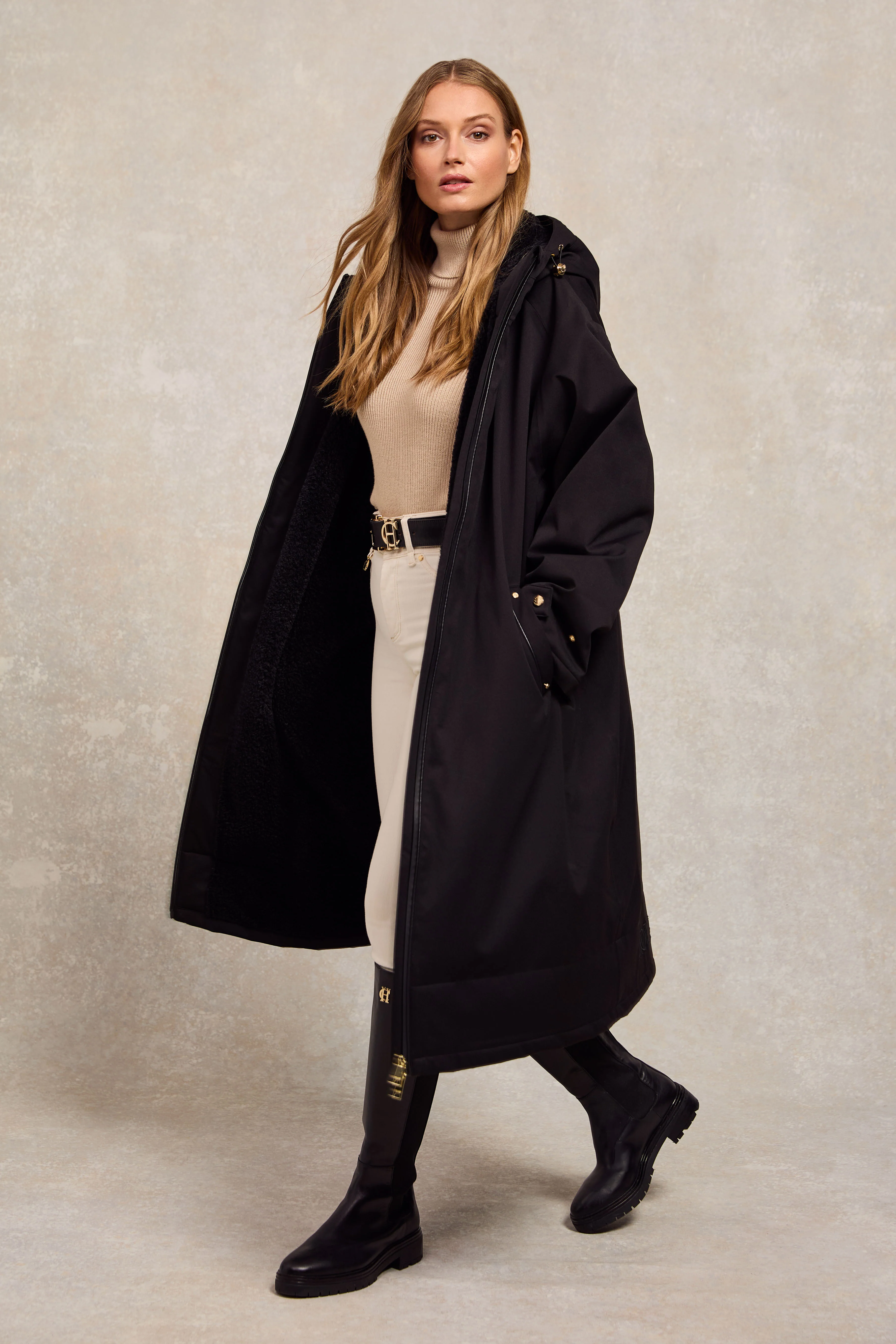 One-Size Waterproof Coat (Black) - Image 8