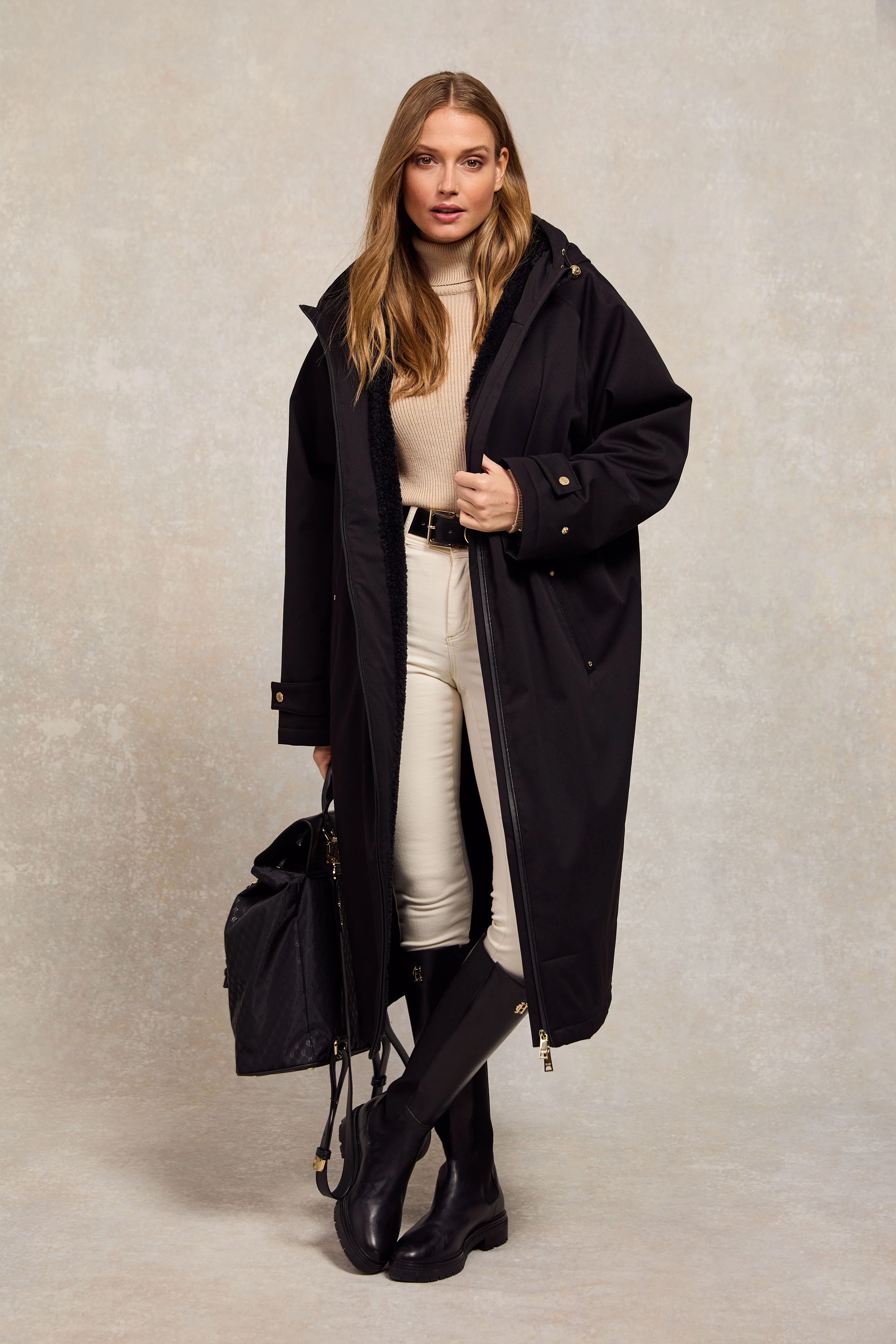 One-Size Waterproof Coat (Black) - Image 9
