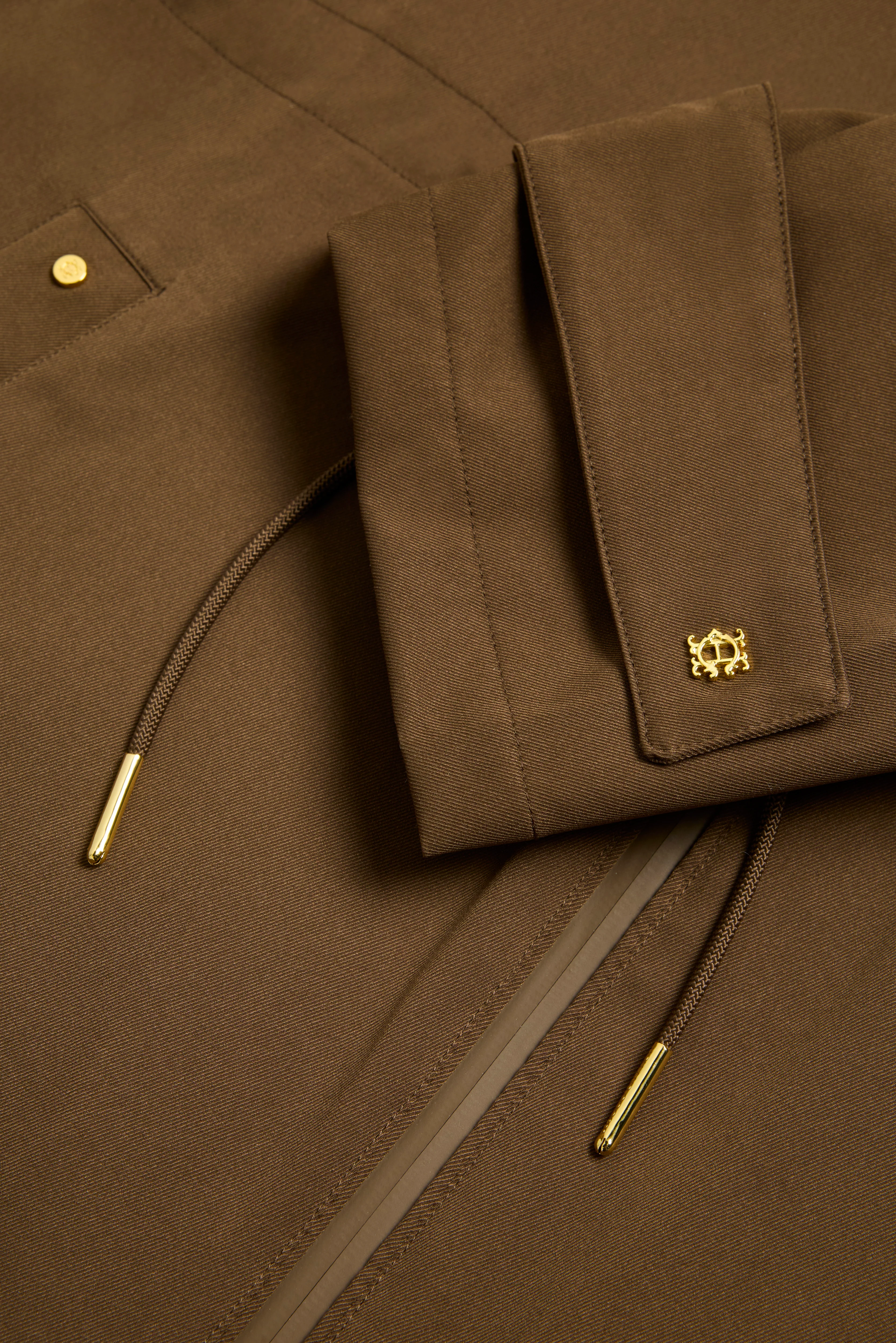 One-Size Lightweight Waterproof Parka (Chestnut) - Image 13