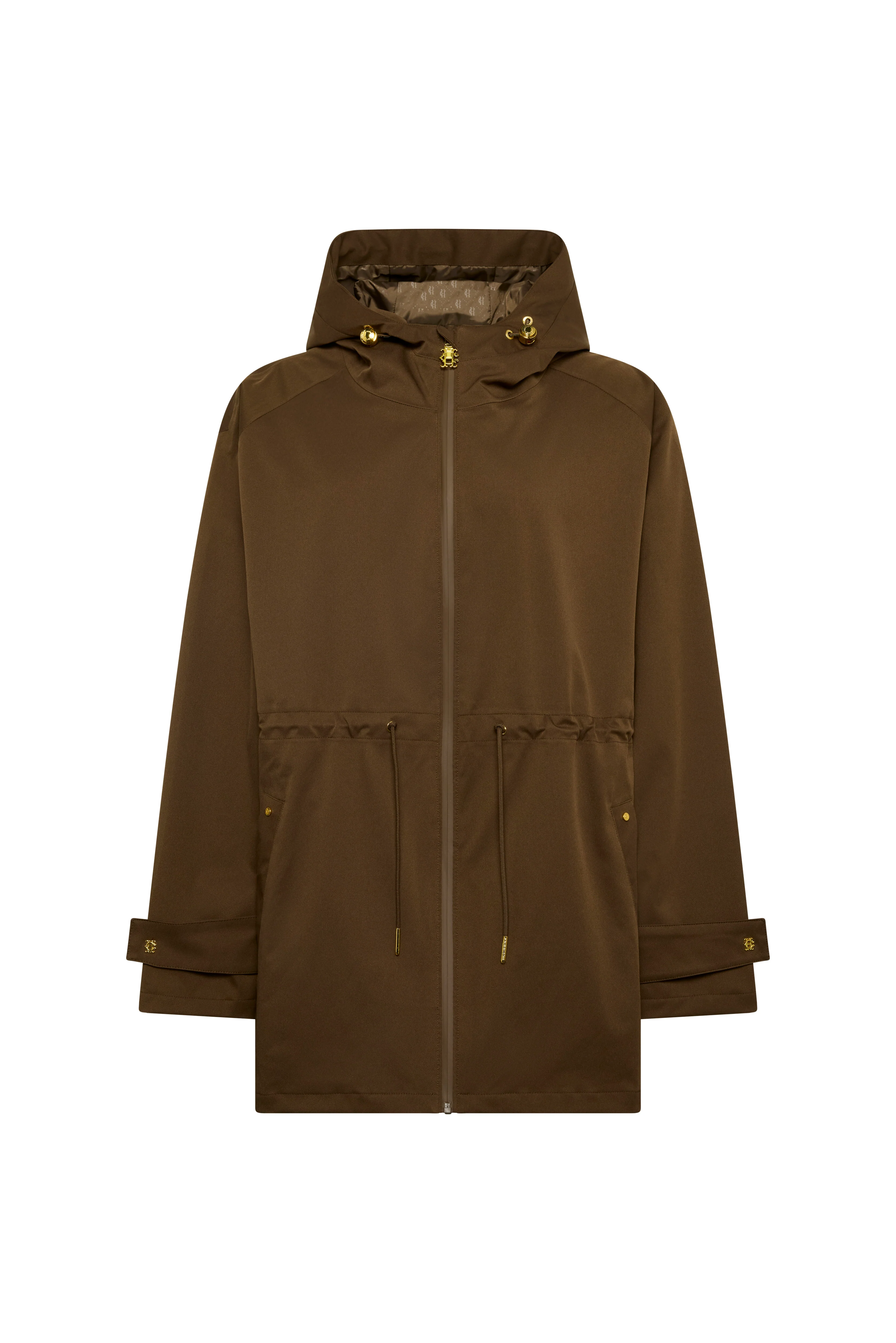 One-Size Lightweight Waterproof Parka (Chestnut) - Image 8