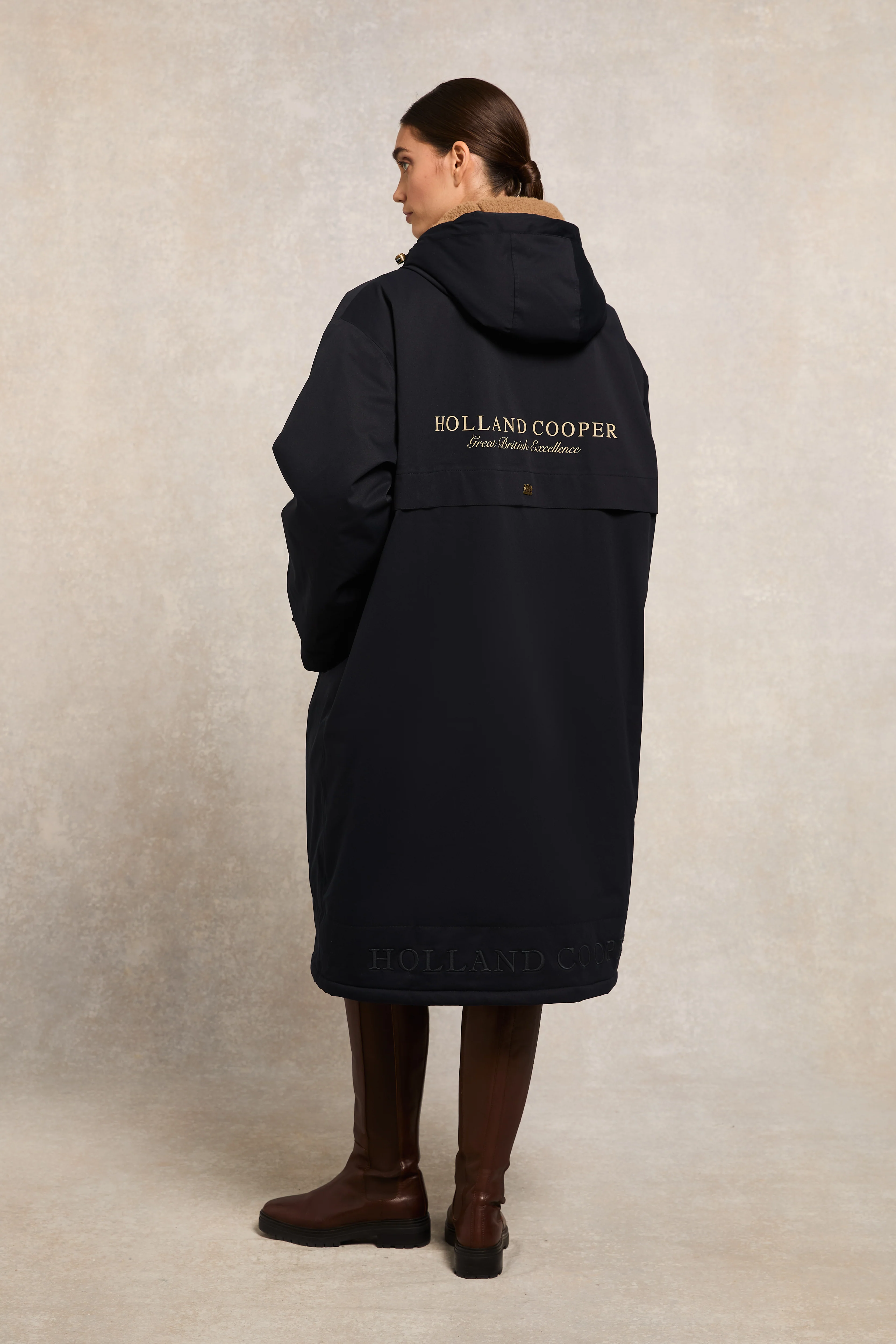 One-Size Waterproof Coat (Ink Navy) - Image 3