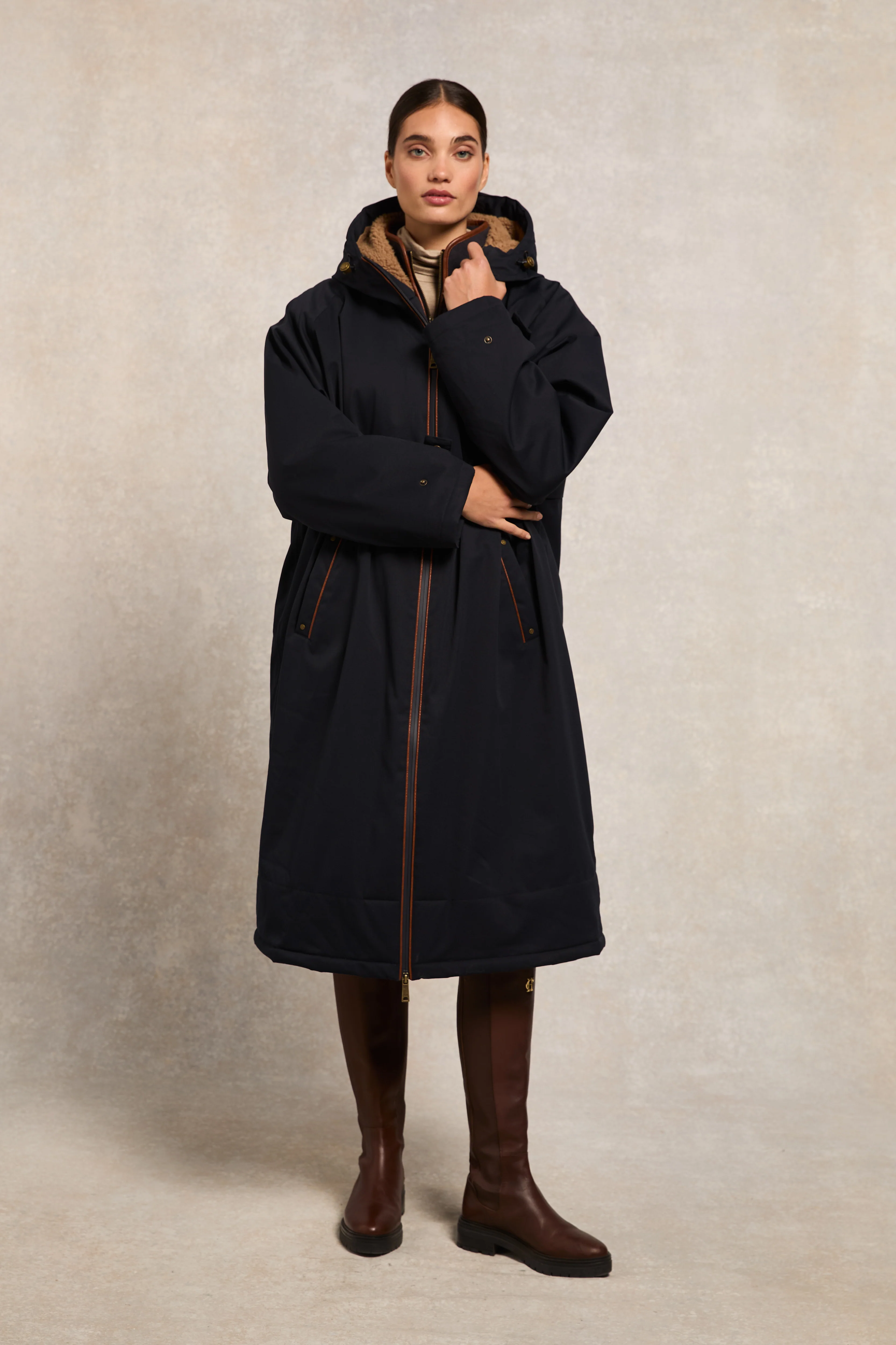 One-Size Waterproof Coat (Ink Navy) - Image 6
