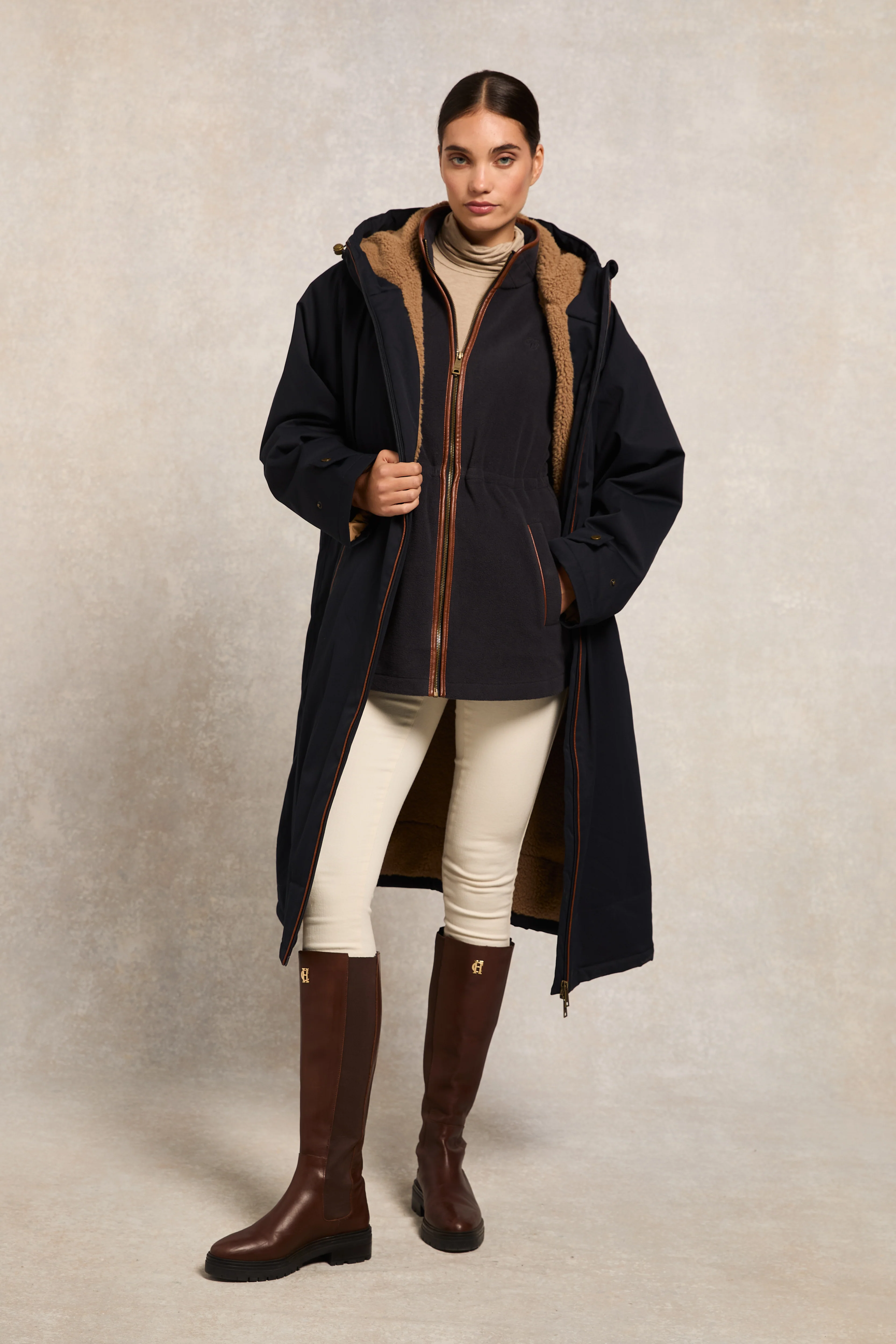 One-Size Waterproof Coat (Ink Navy) - Image 8