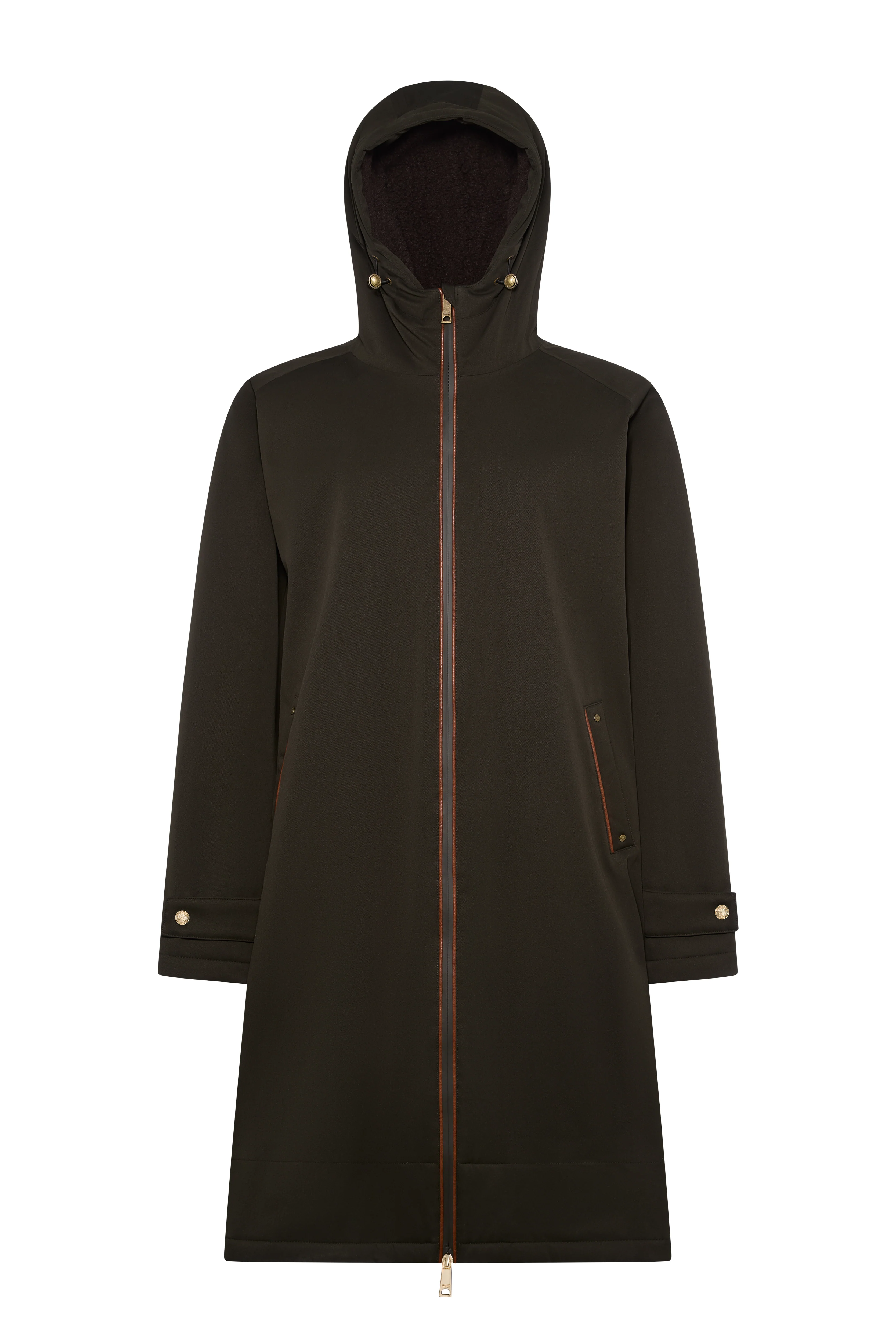 Men's One-Size Waterproof Coat (Khaki) - Image 4