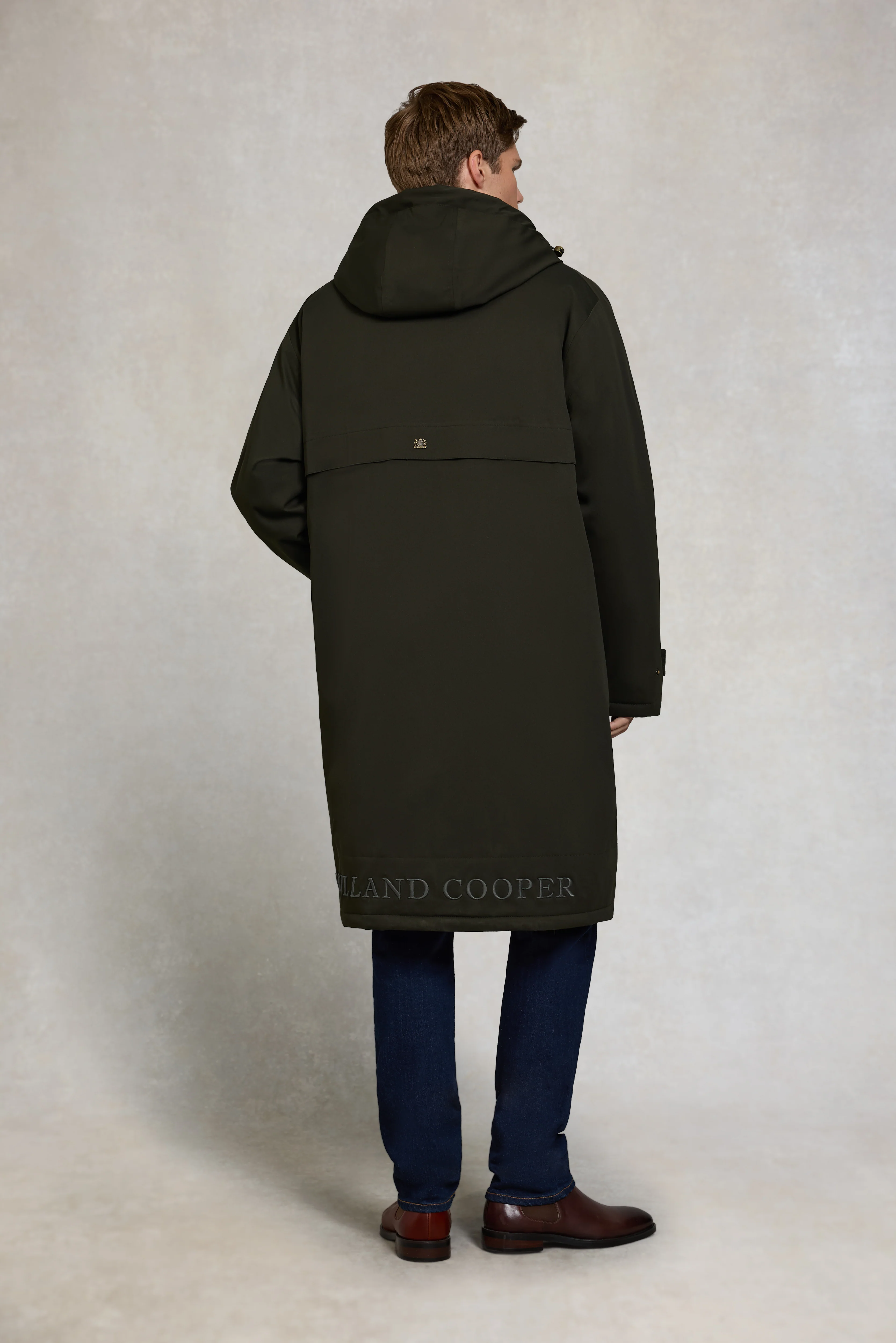 Men's One-Size Waterproof Coat (Khaki) - Image 6