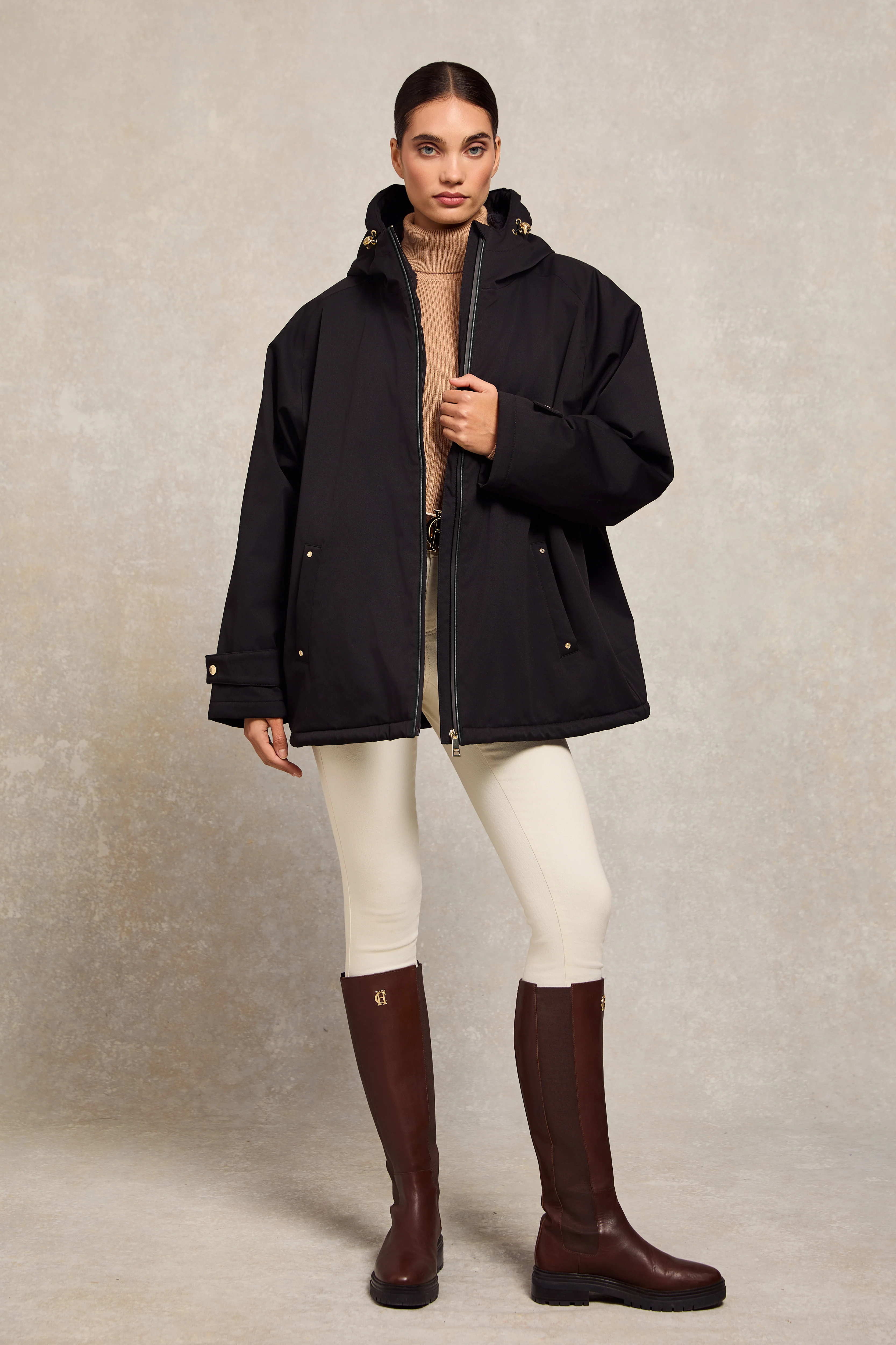 One-Size Waterproof Jacket (Black) - Image 3