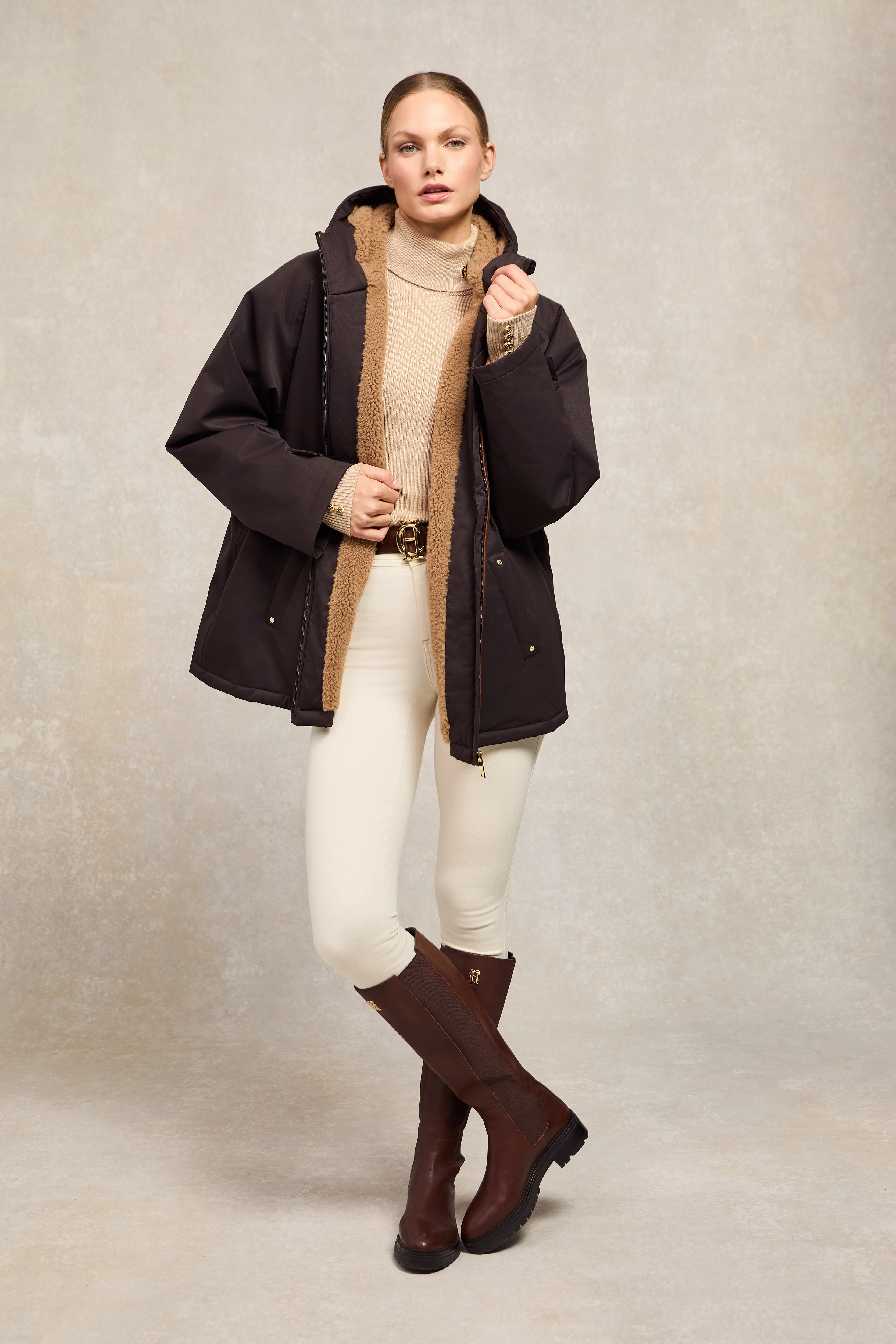 One-Size Waterproof Jacket (Chocolate) - Image 2