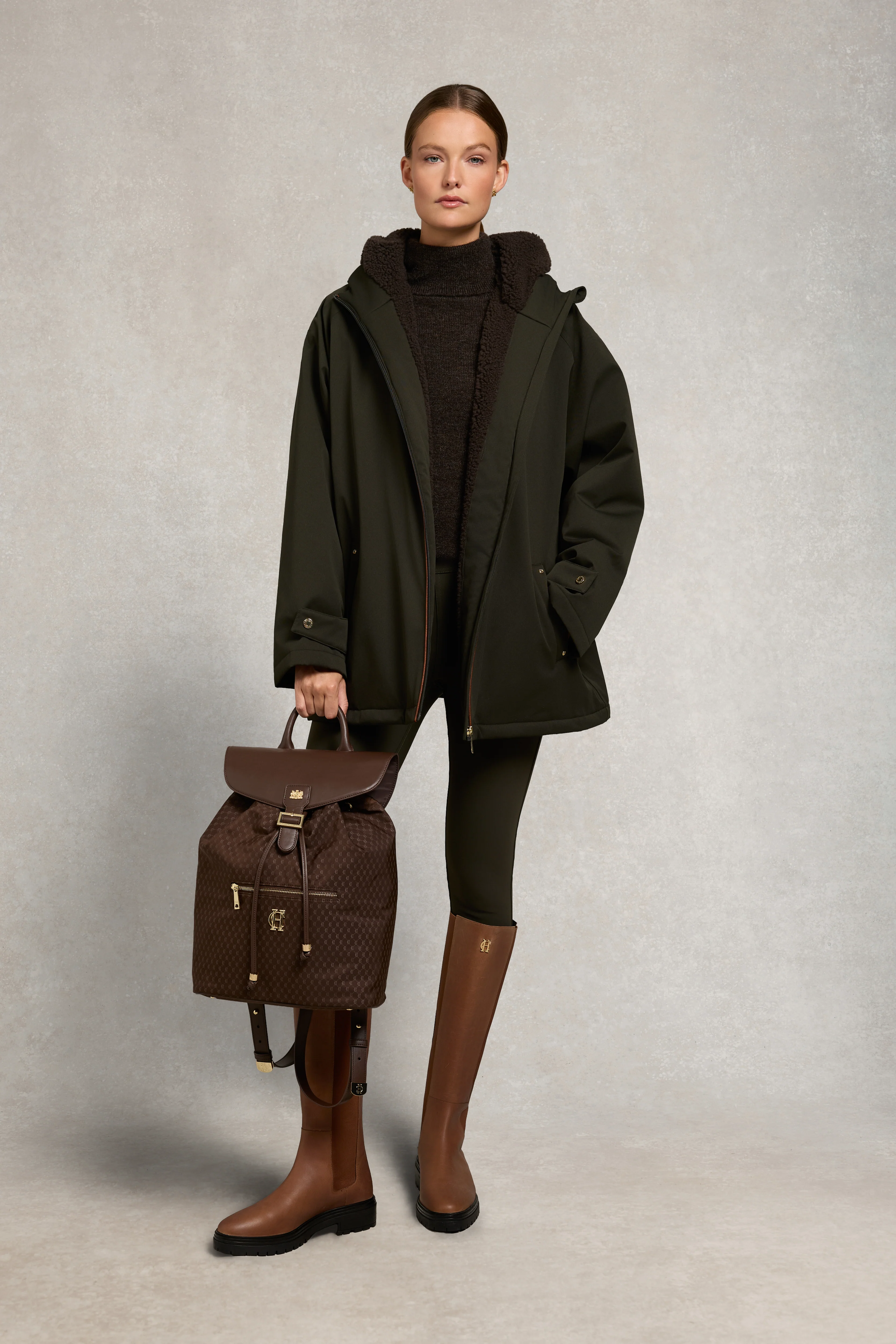 One-Size Waterproof Jacket (Khaki) - Image 3