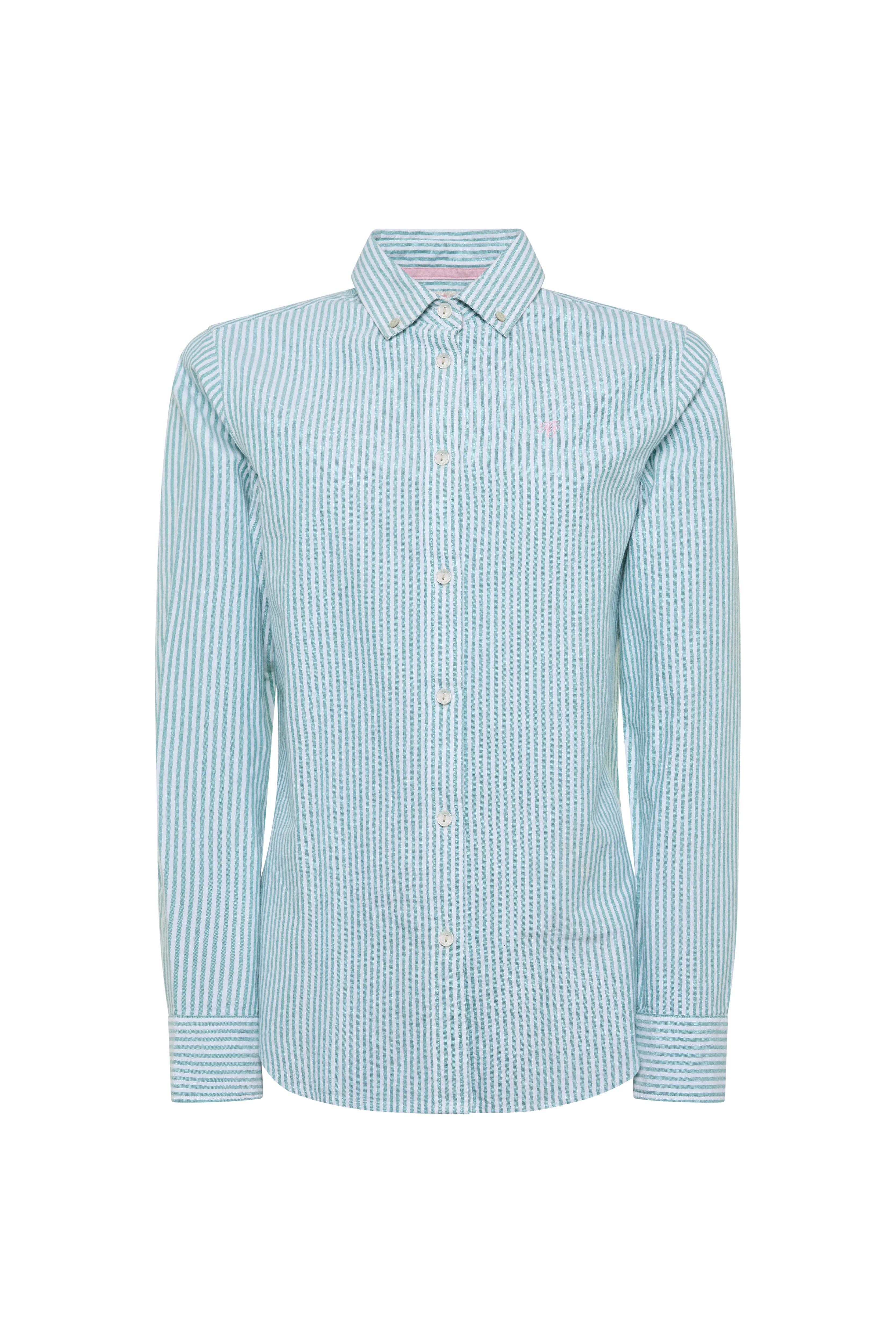Oxford Shirt (Light Teal Stripe) - Image 7