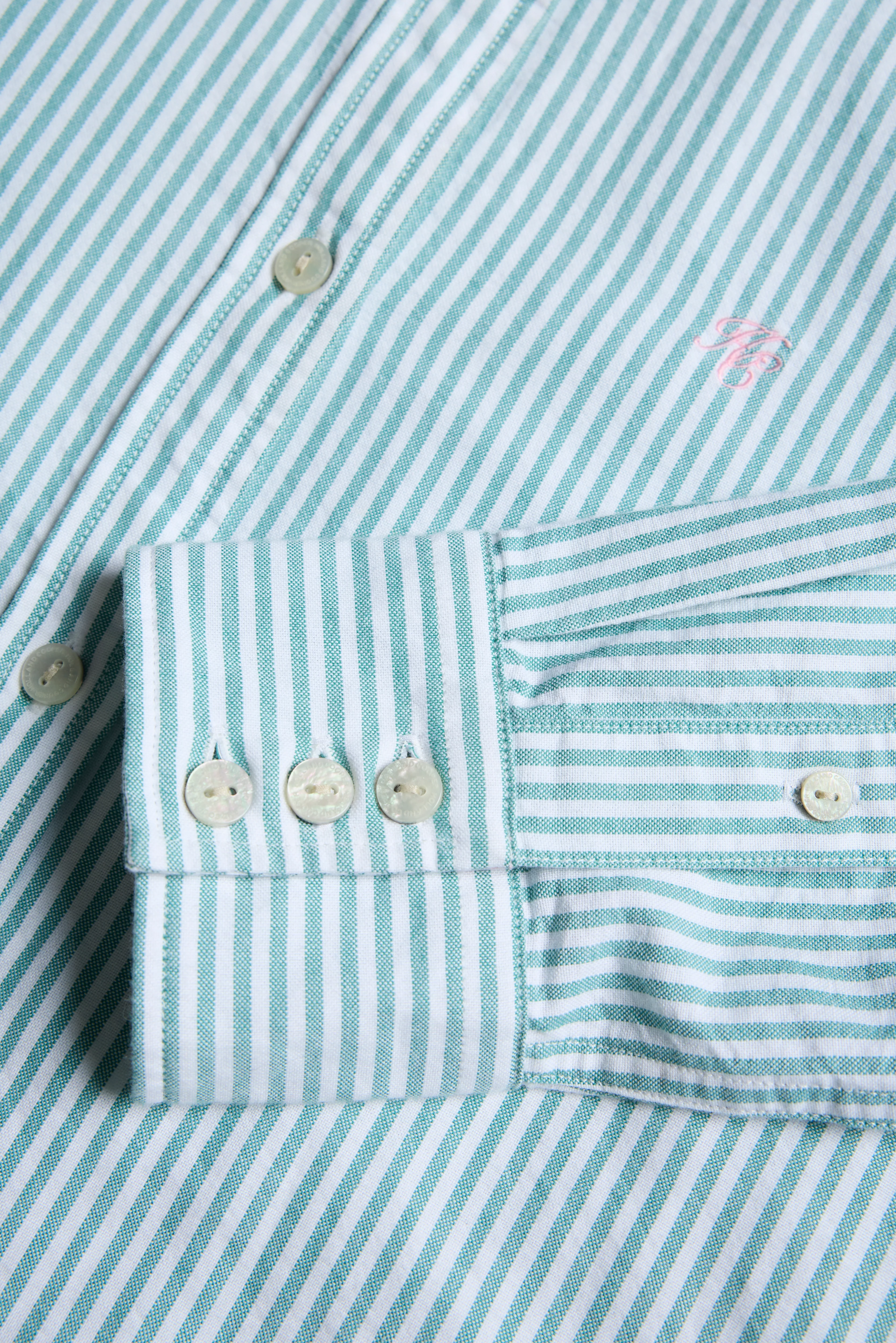 Oxford Shirt (Light Teal Stripe) - Image 9
