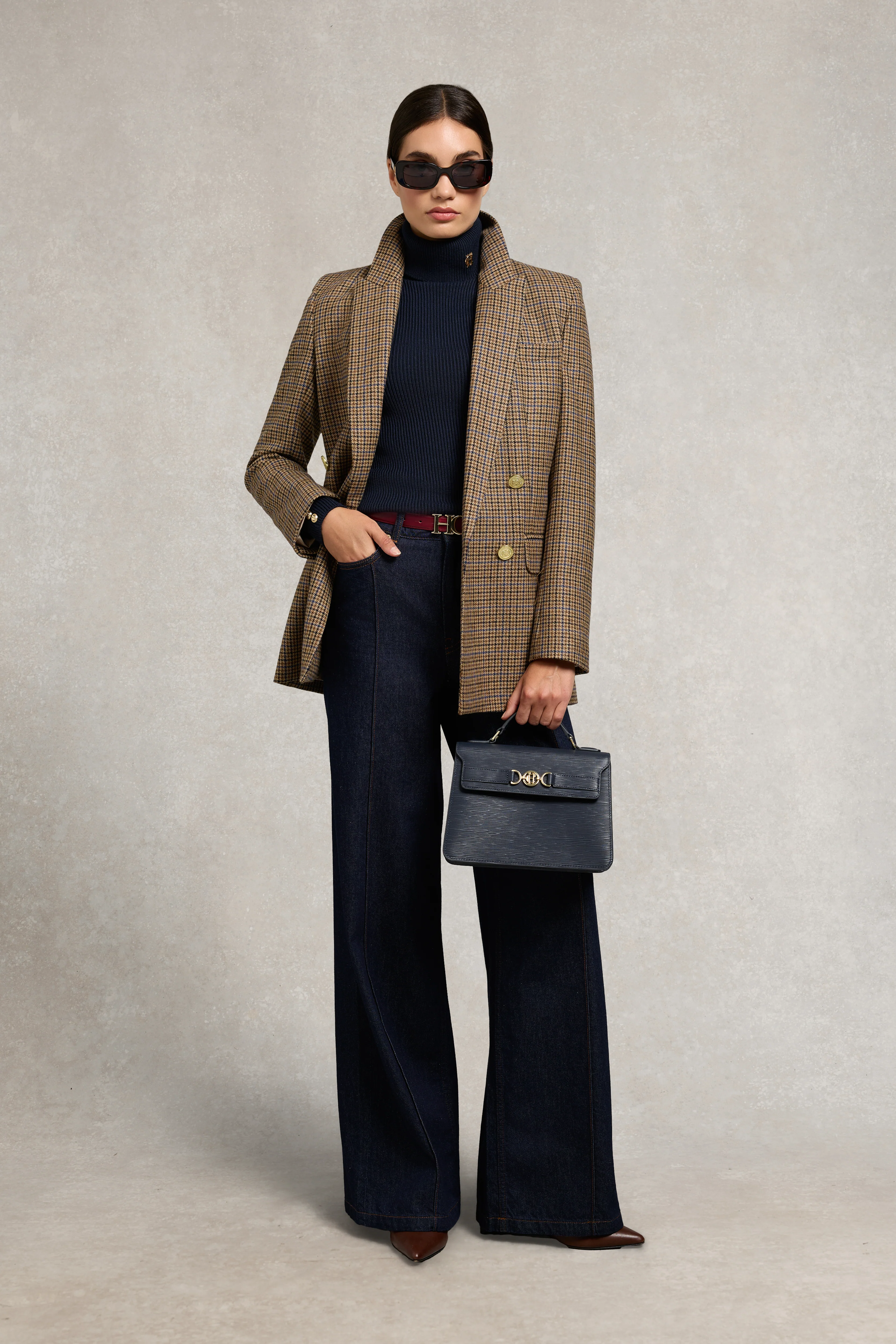Painswick Roll Neck Knit (Ink Navy) - Image 3