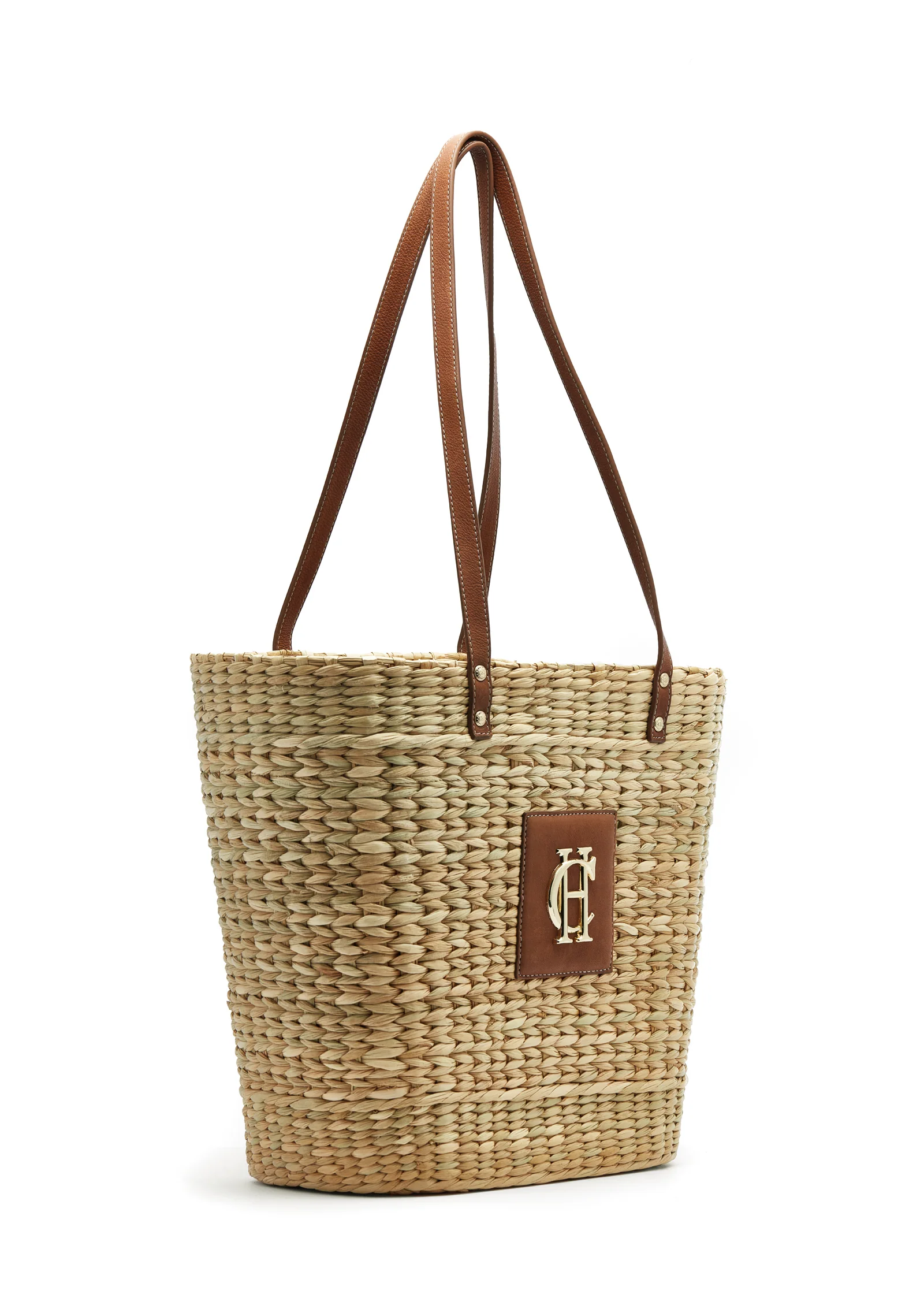 Paloma Straw Tote (Natural Tan) - Image 8