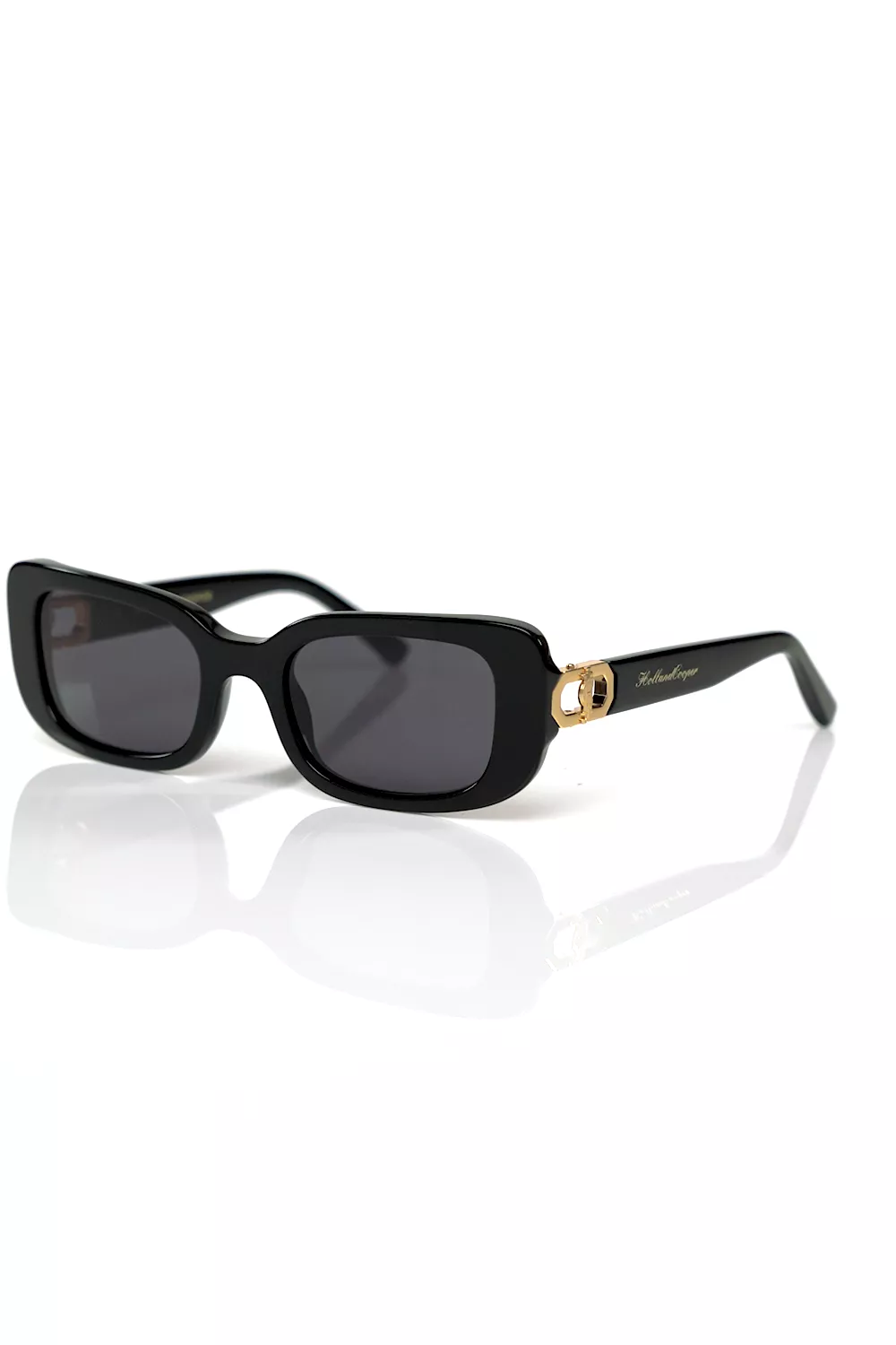 Paris Narrow Sunglasses (Black) - Image 5