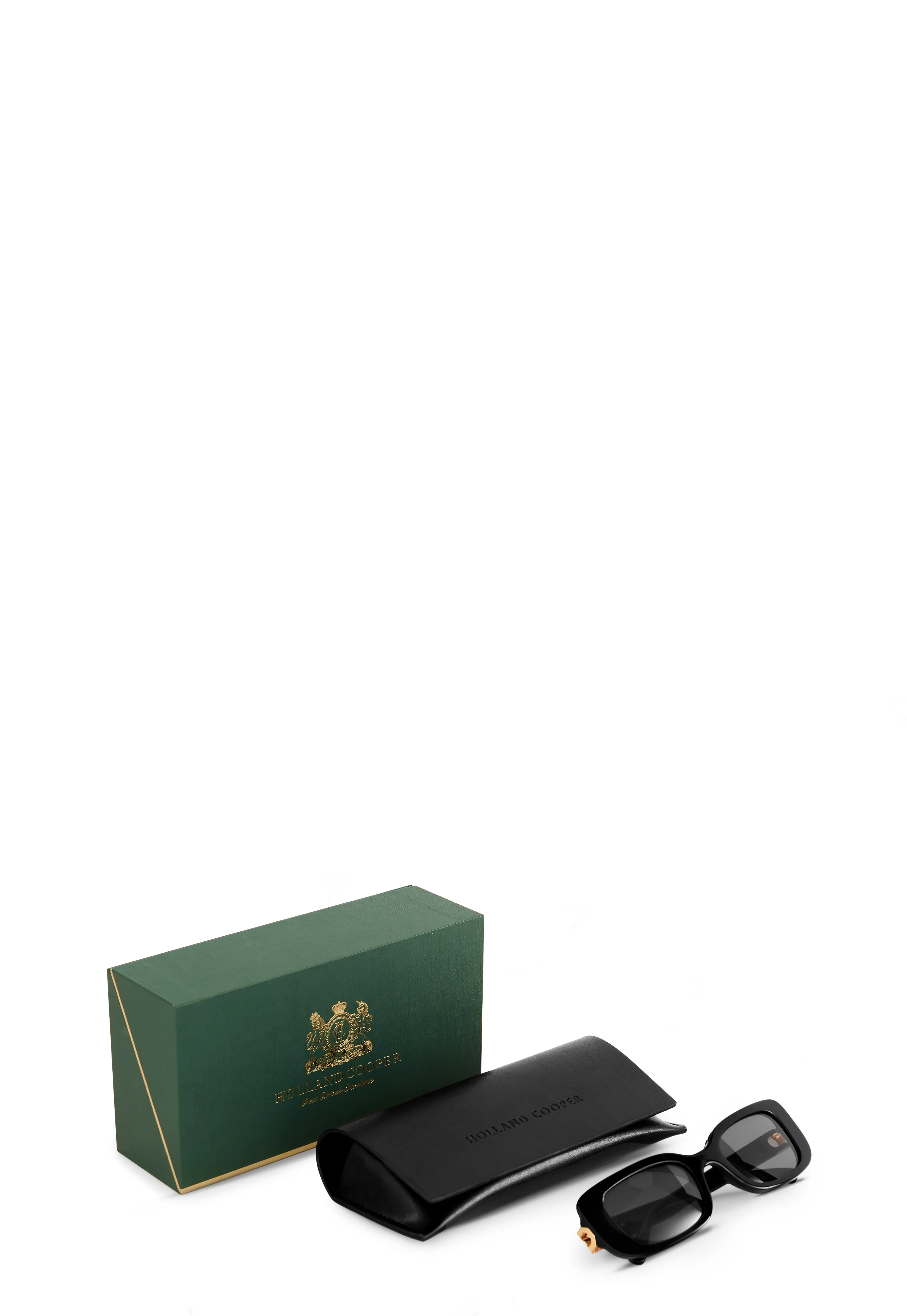 Paris Narrow Sunglasses (Black) - Image 6