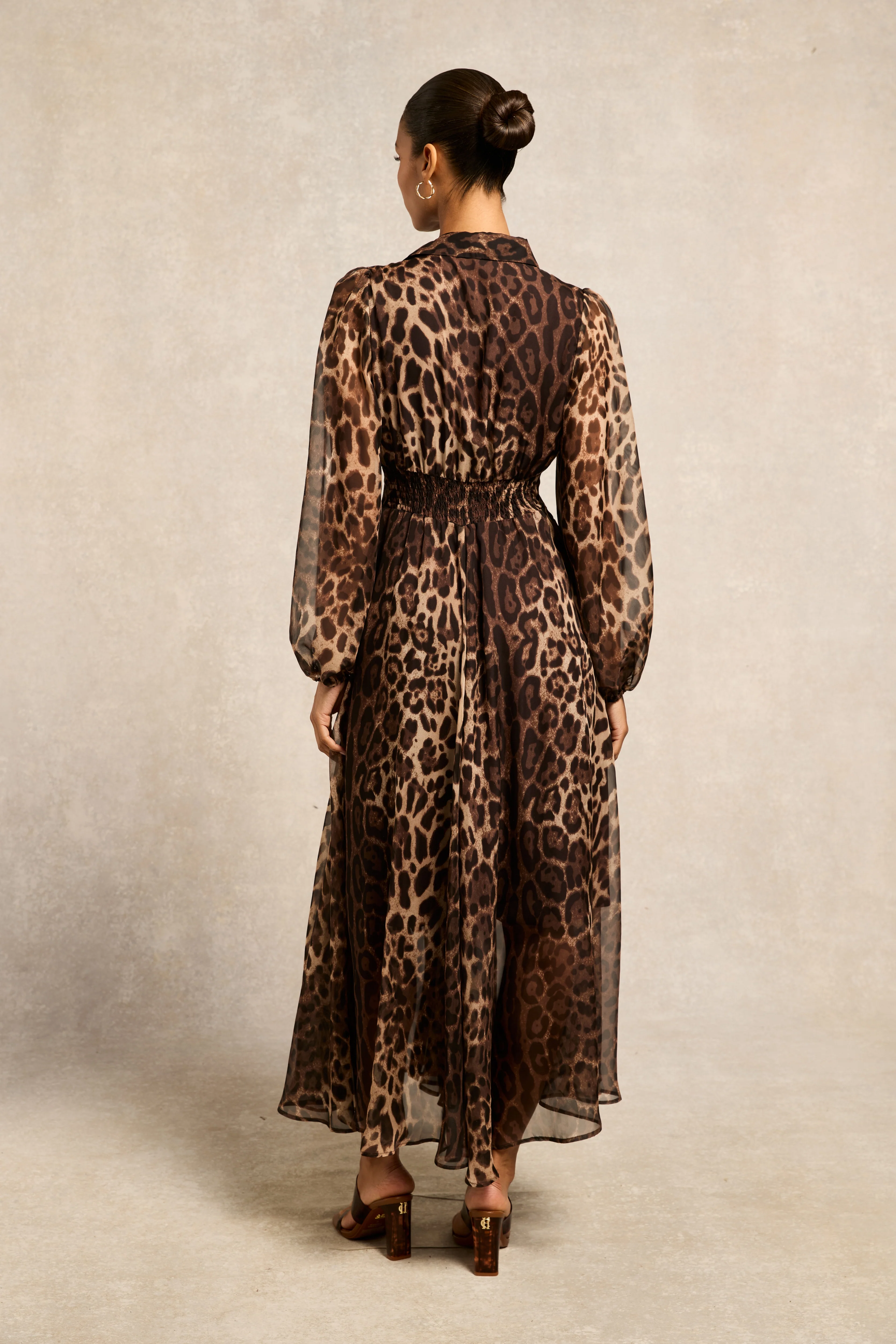 Paros Shirt Dress (Leopard Print) - Image 6