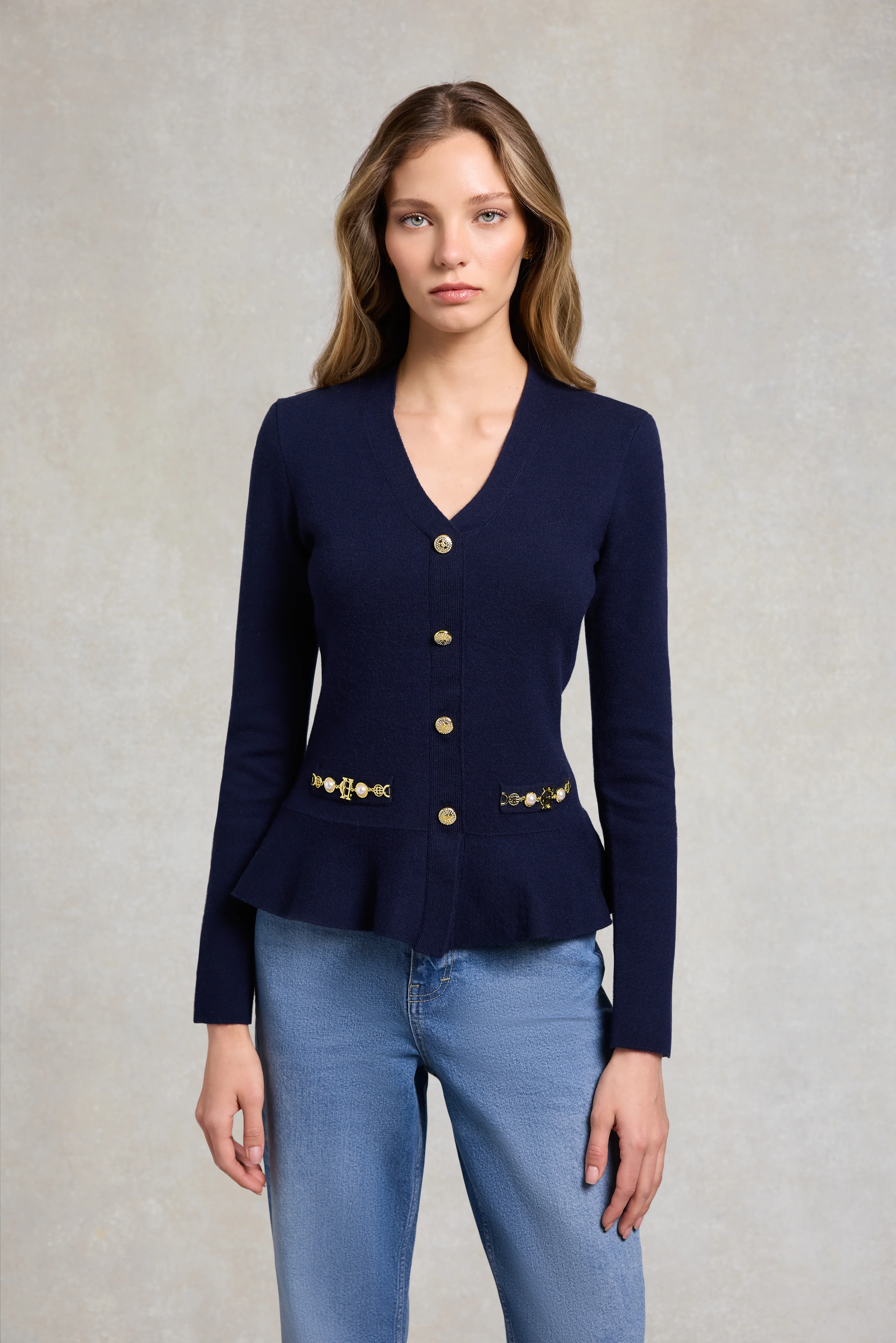 Patricia Cardigan (Ink Navy) - Image 2