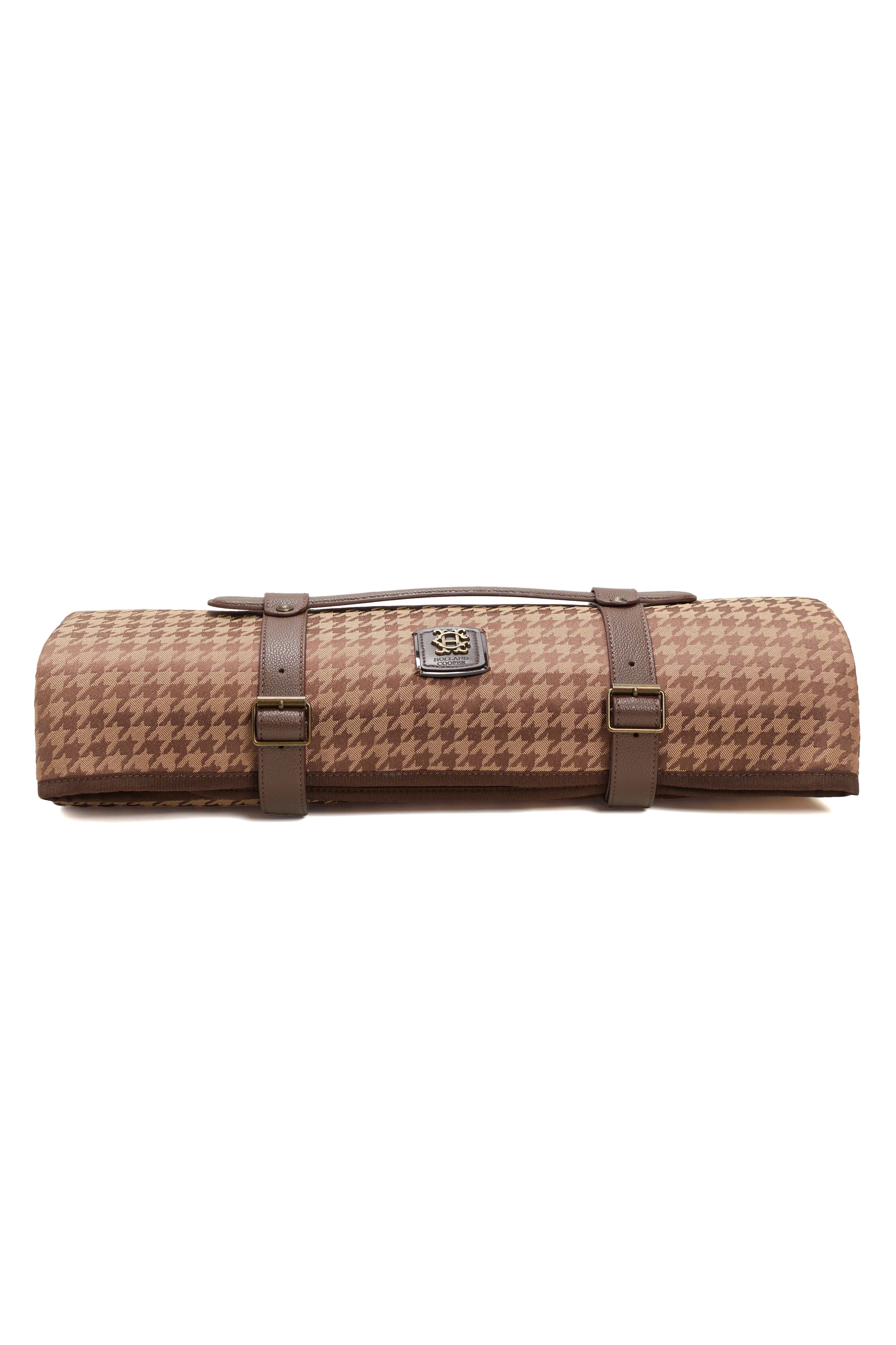 Picnic Blanket (Toffee Houndstooth) - Image 4