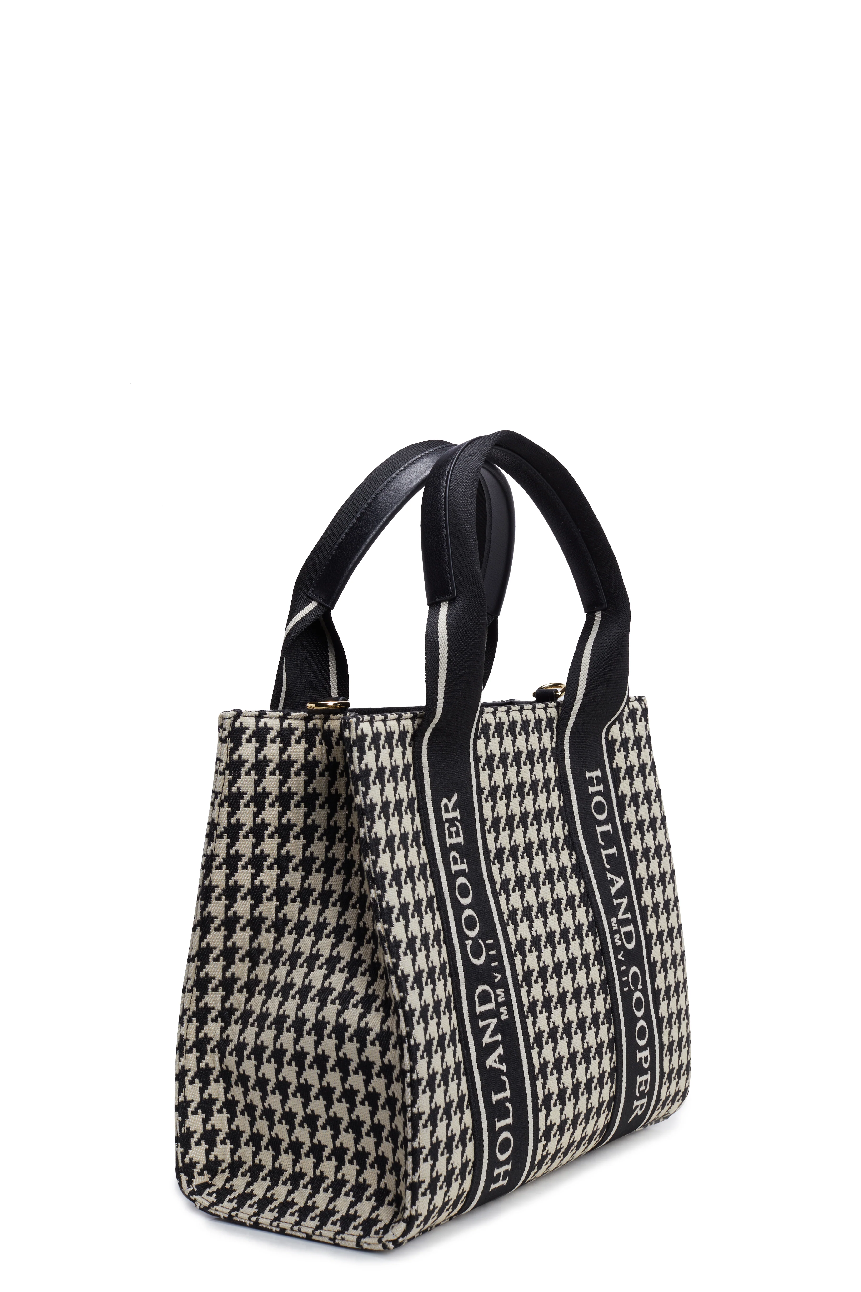 Pimlico Mini Tote (Ecru Houndstooth) - Image 5