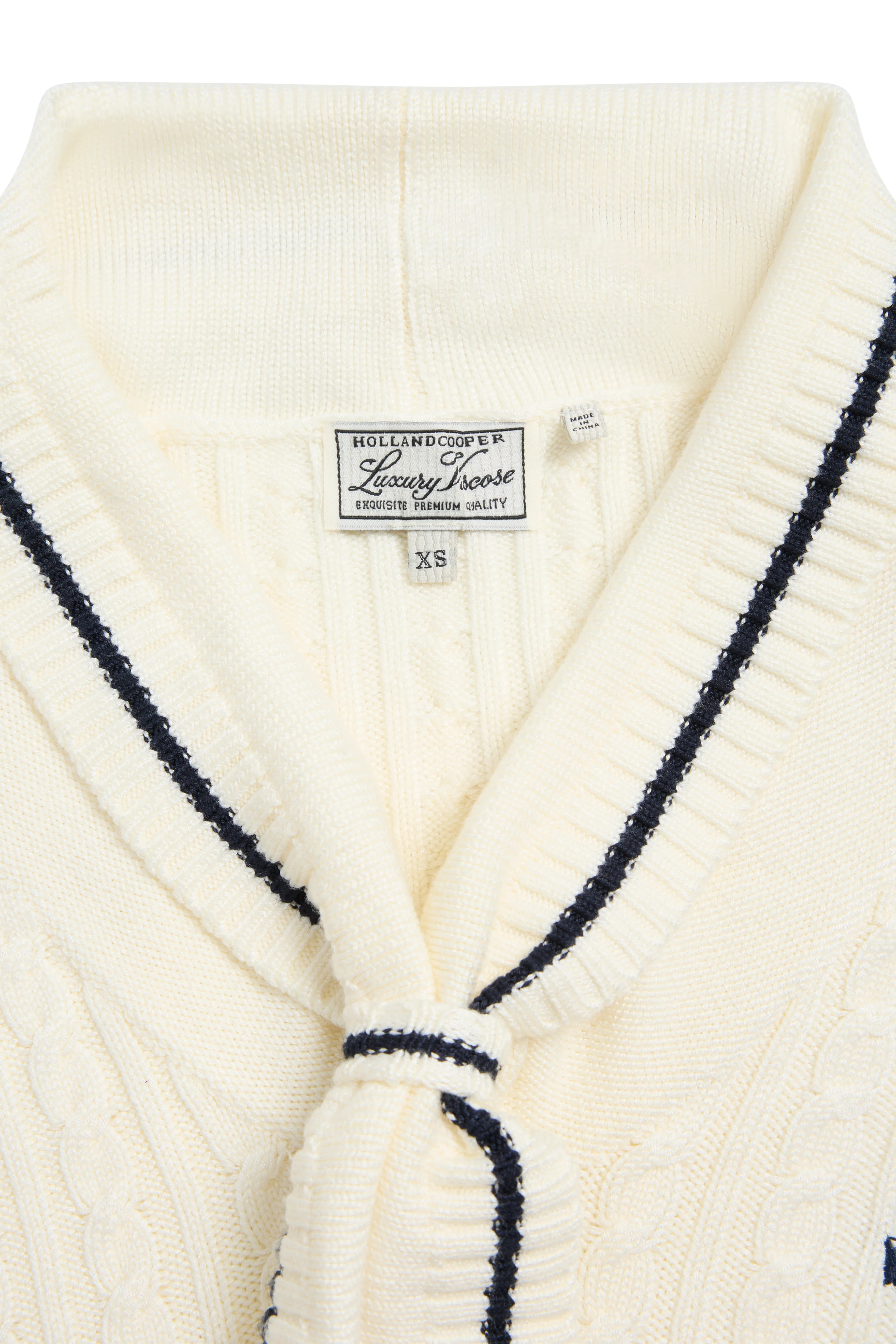 Pippa Knitted Top (Natural Ink Navy) - Image 8