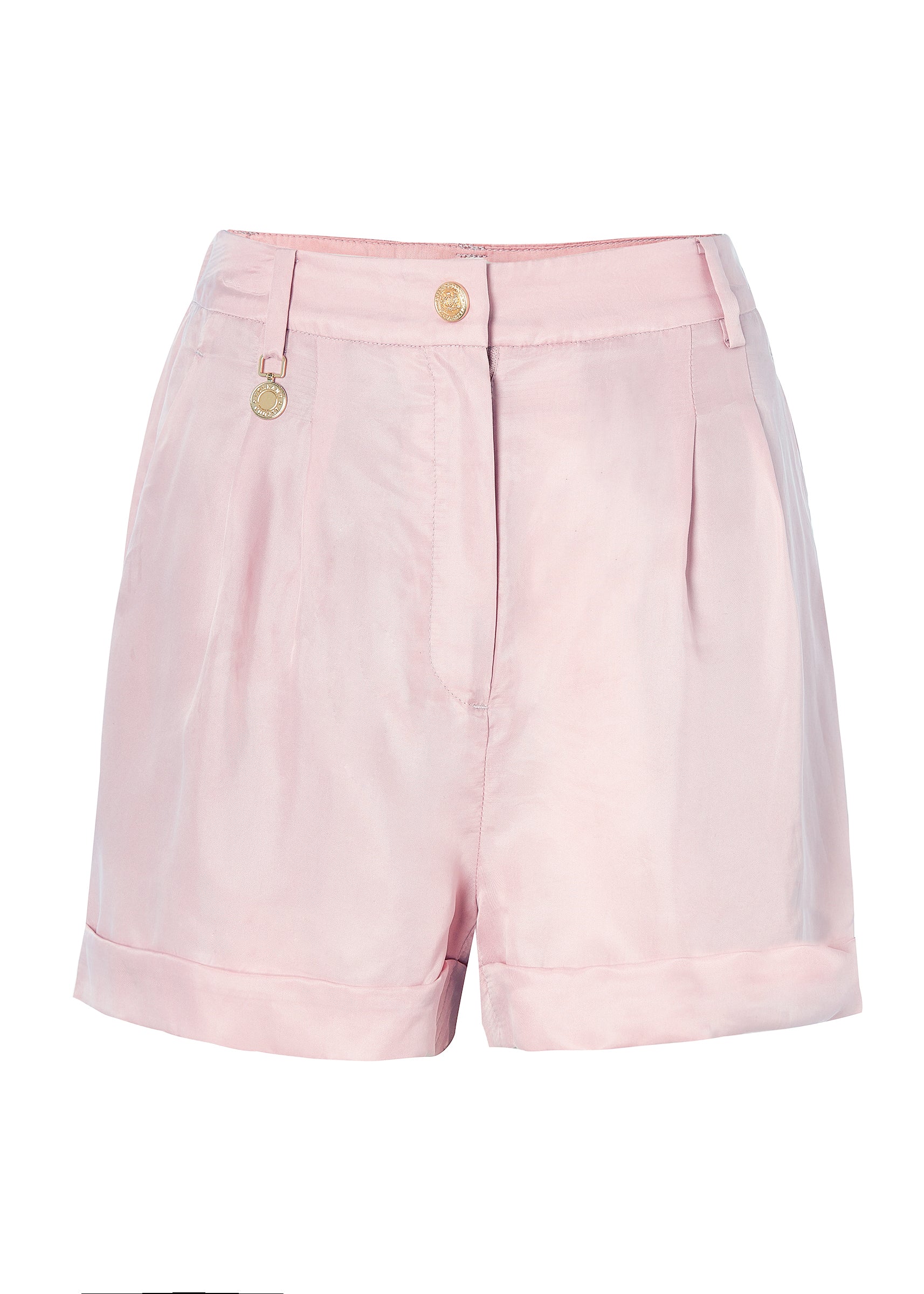Pleated Safari Shorts (Blush) - Image 4