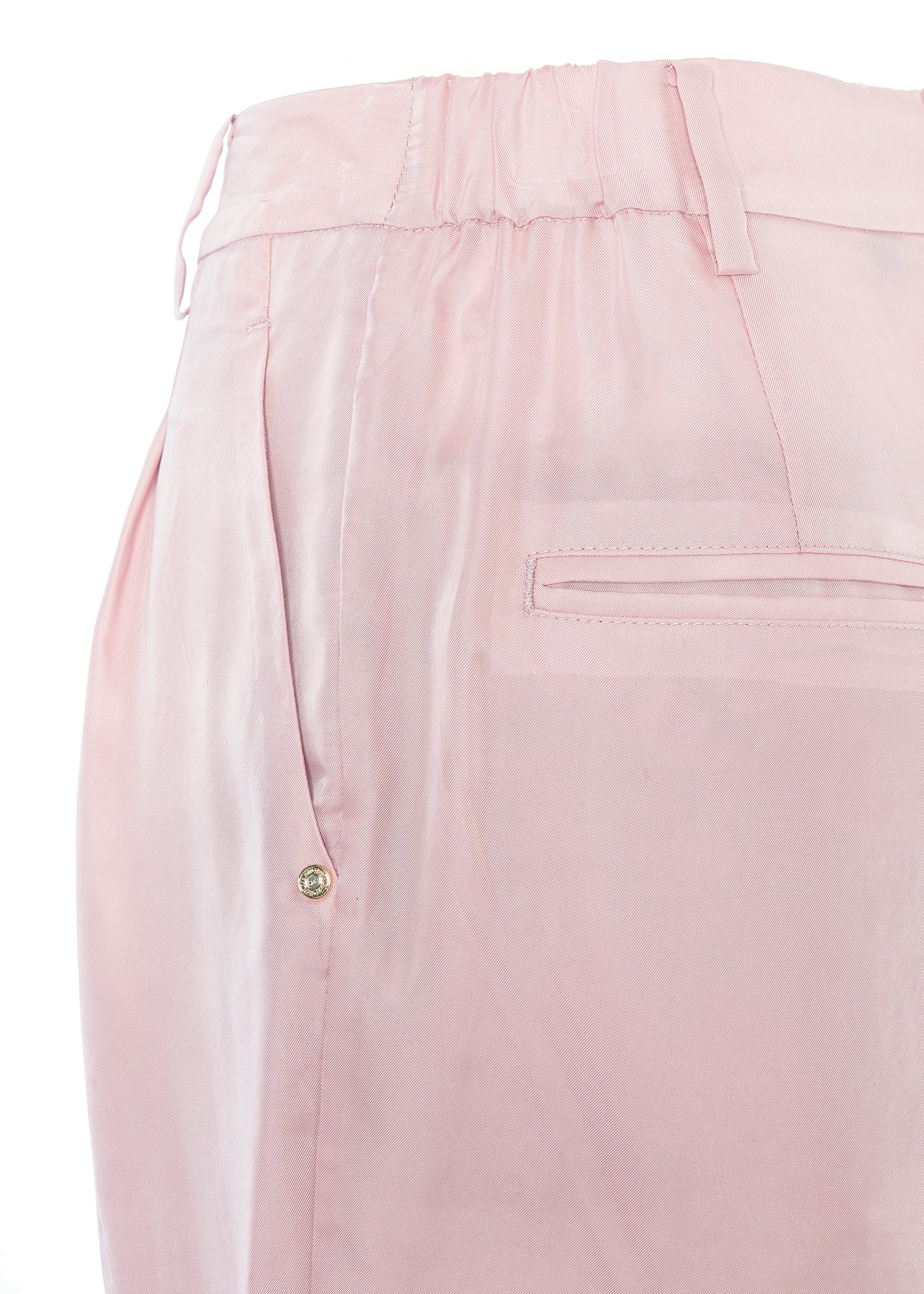 Pleated Safari Shorts (Blush) - Image 7