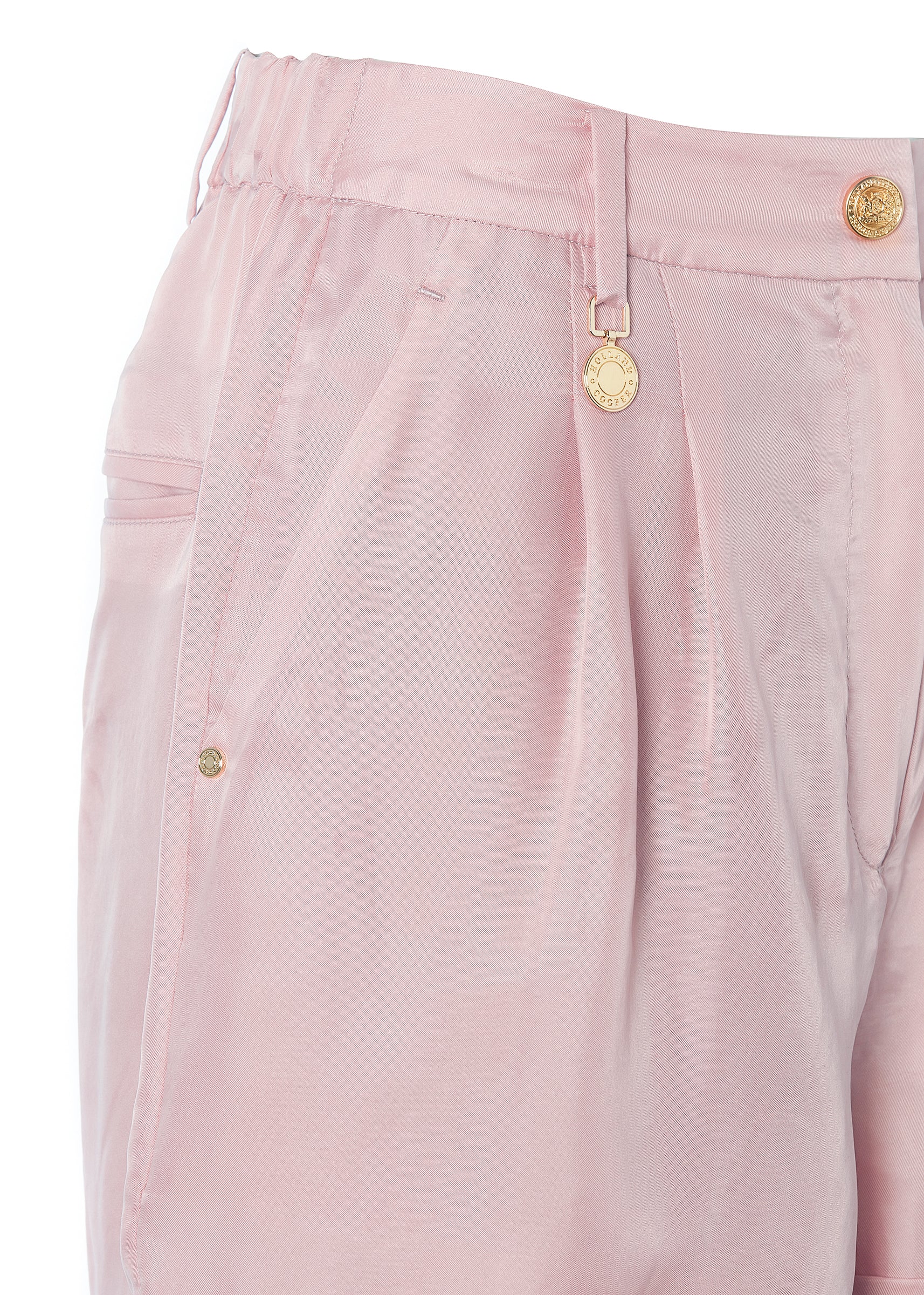 Pleated Safari Shorts (Blush) - Image 8
