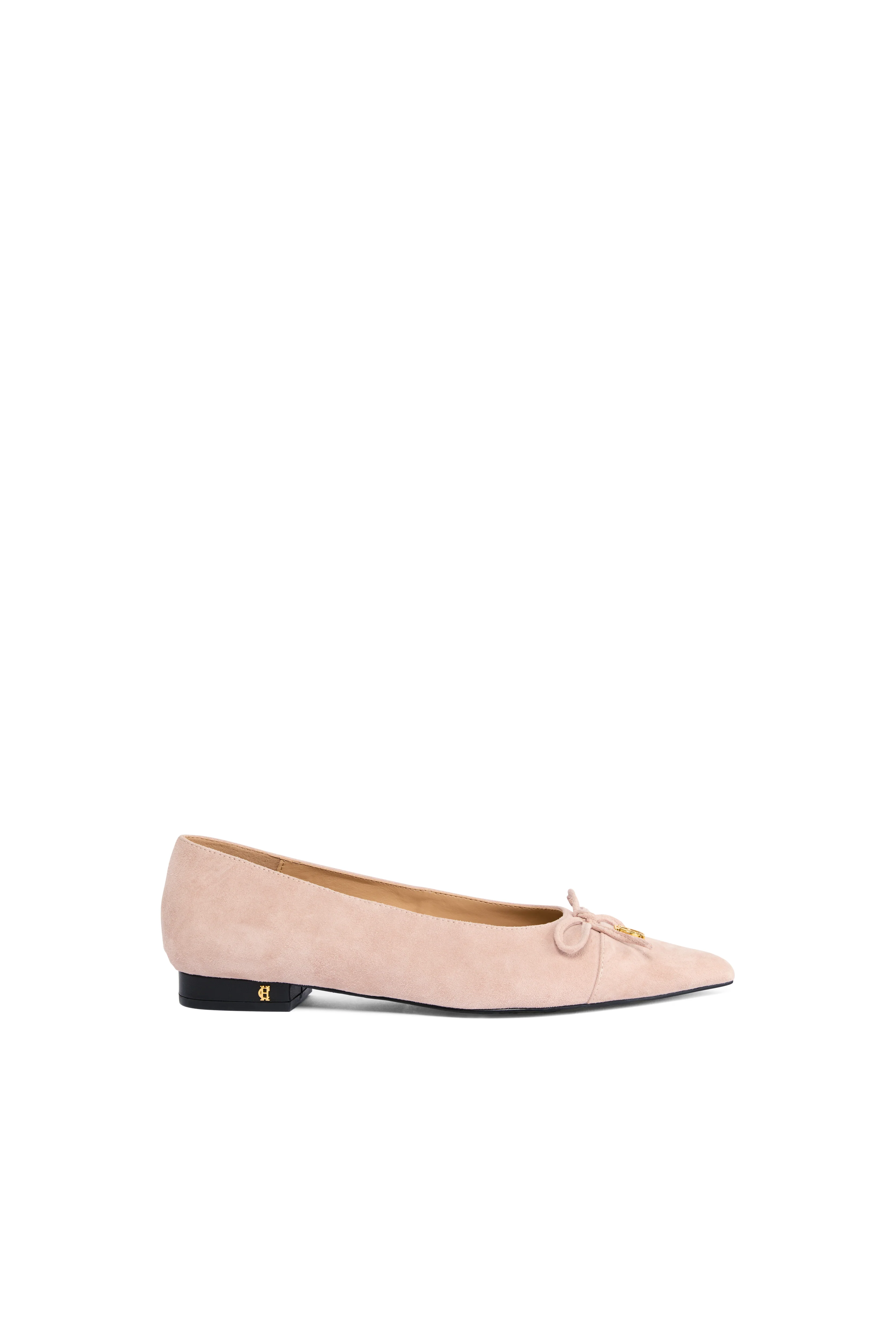 Pointed Ballet Shoe (Blush Suede)