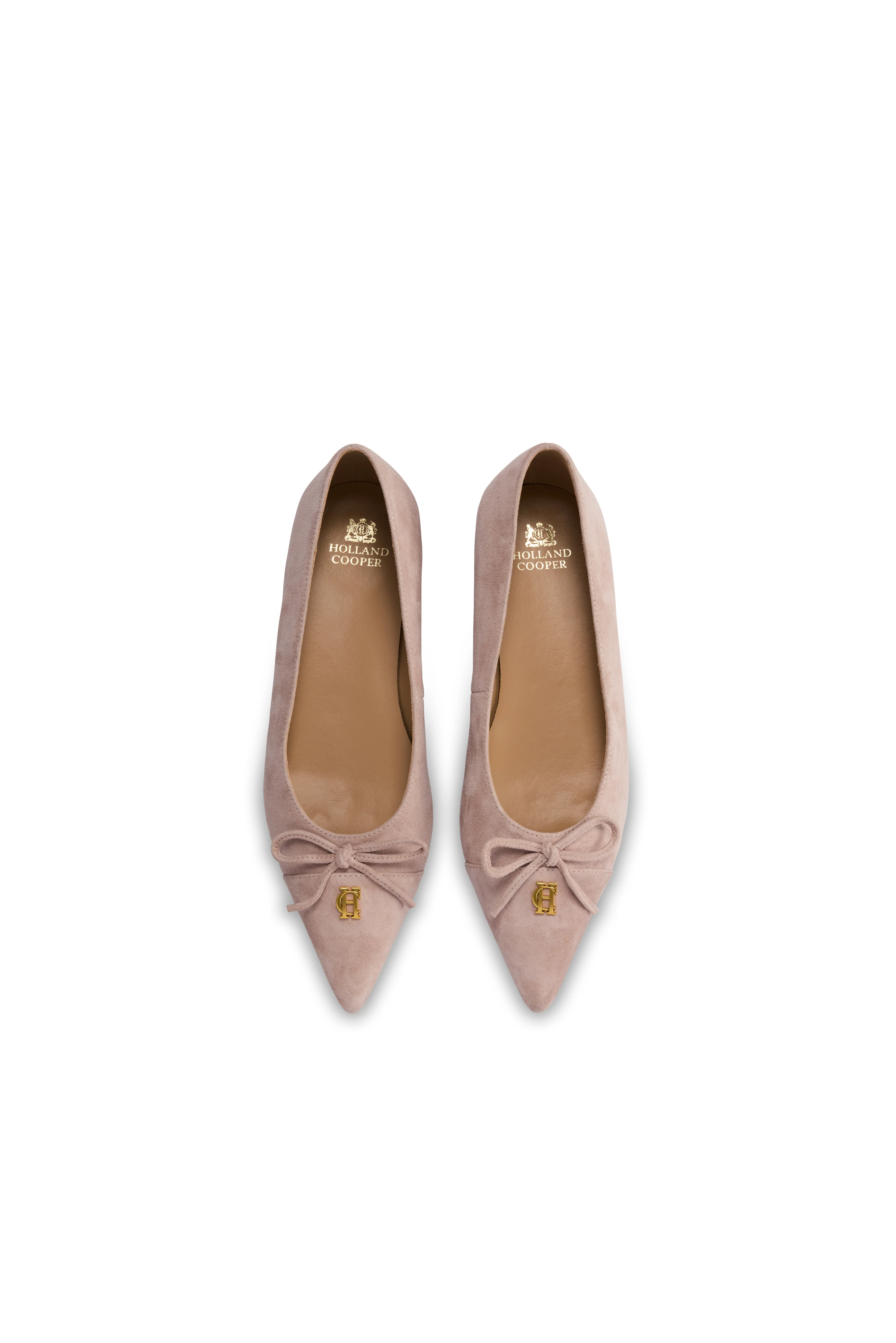 Pointed Ballet Shoe (Blush Suede) - Image 6
