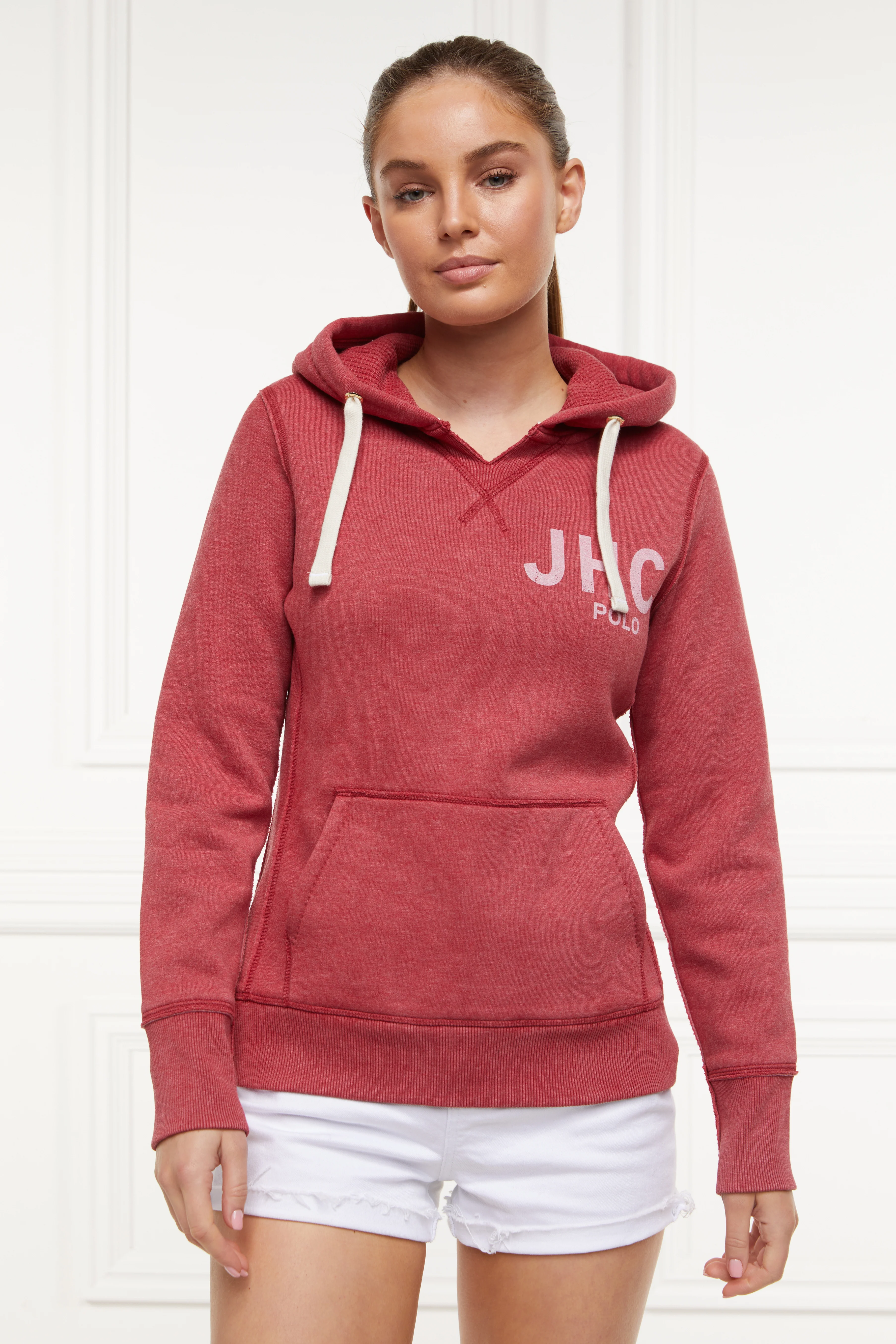 Polo Hoodie (Varsity Red) - Image 5