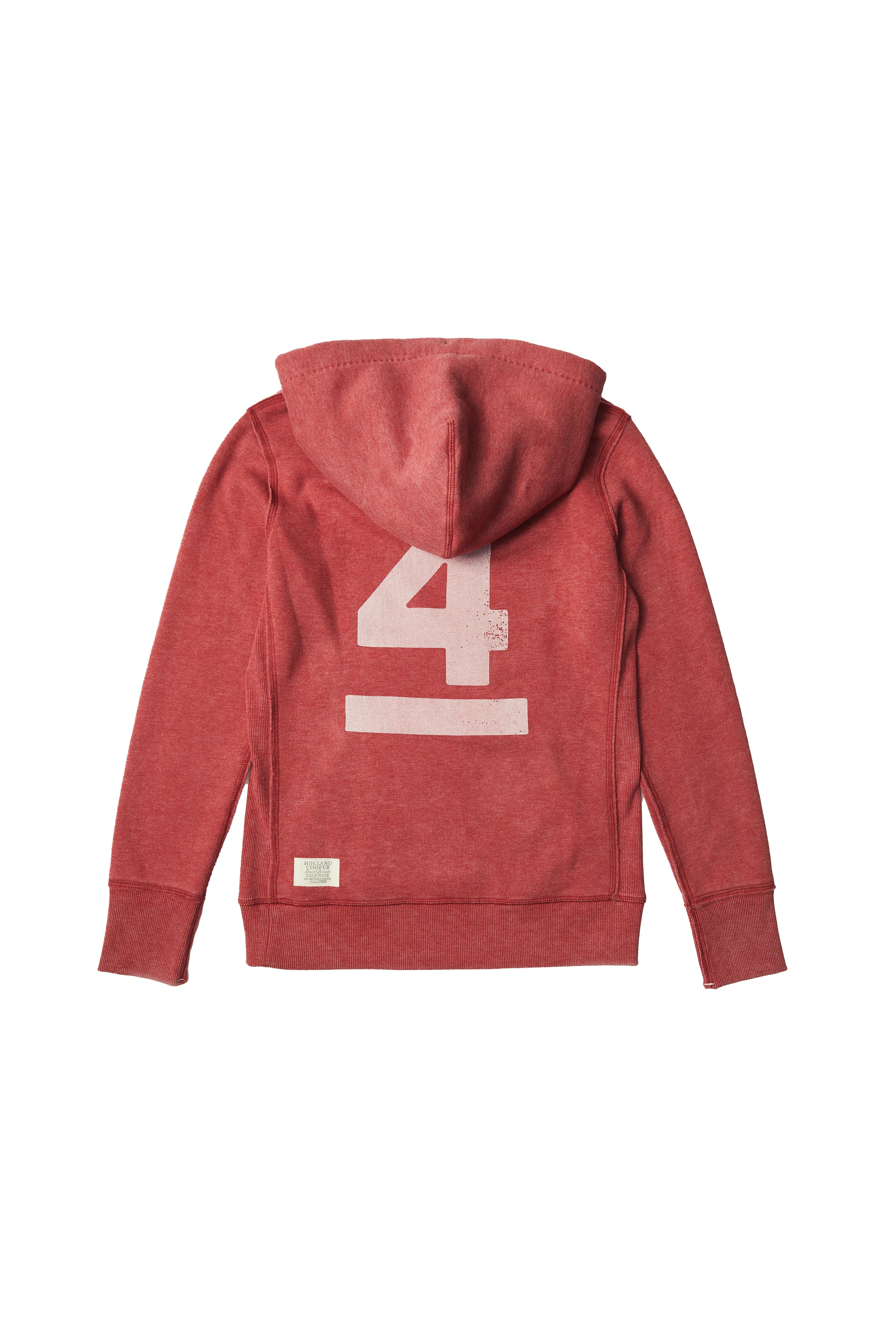 Polo Hoodie (Varsity Red) - Image 7