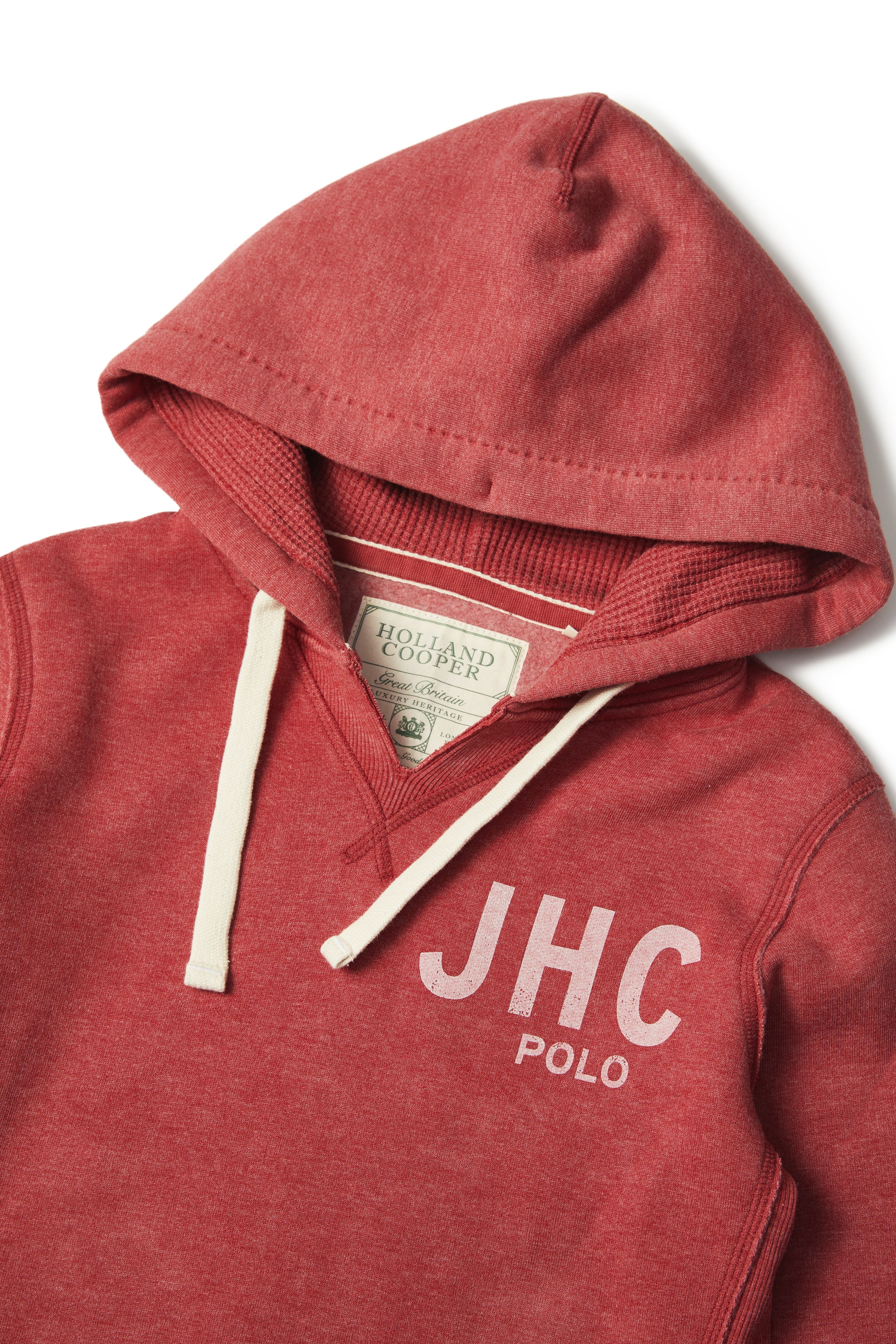 Polo Hoodie (Varsity Red) - Image 8