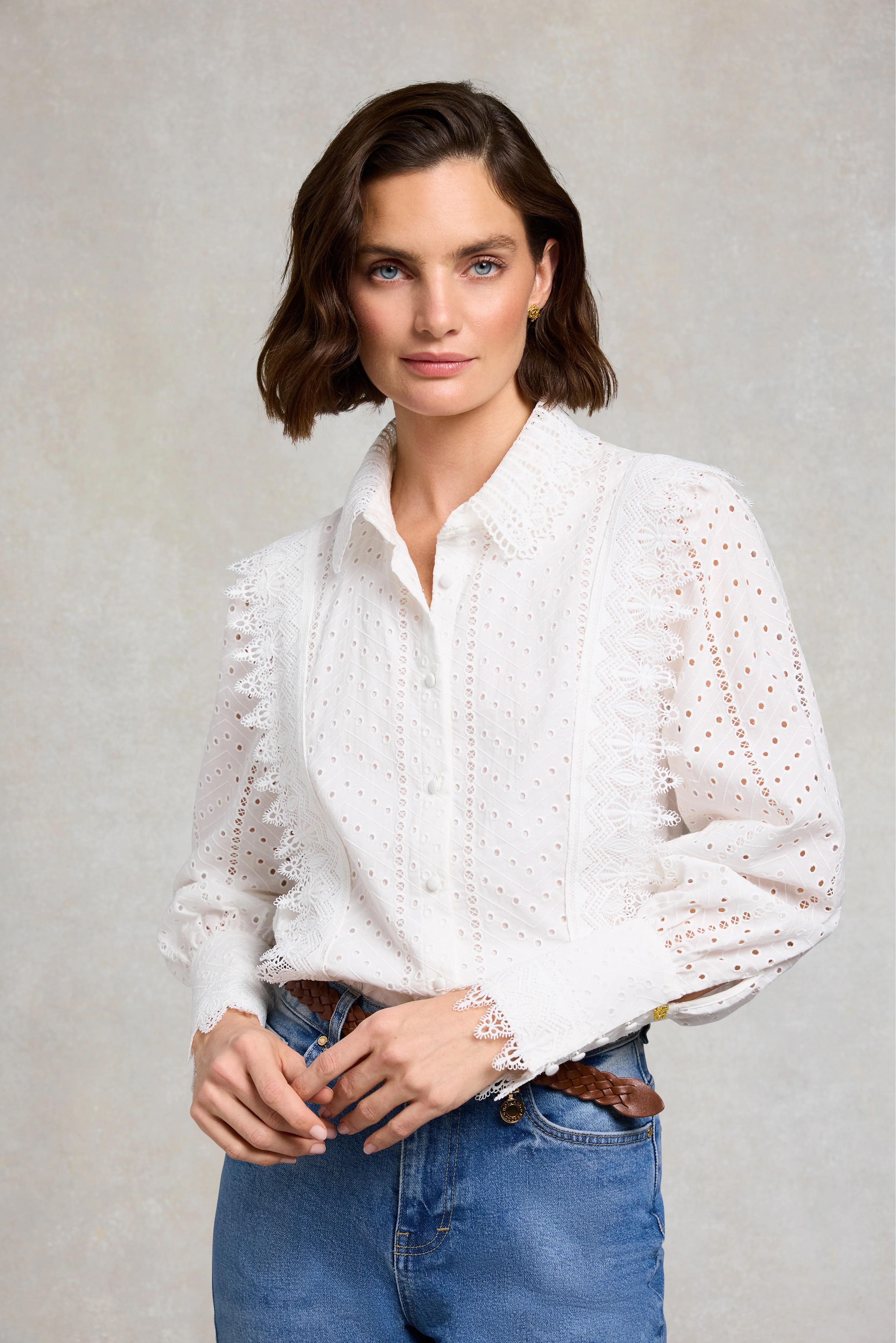 Portofino Blouse (Ivory)